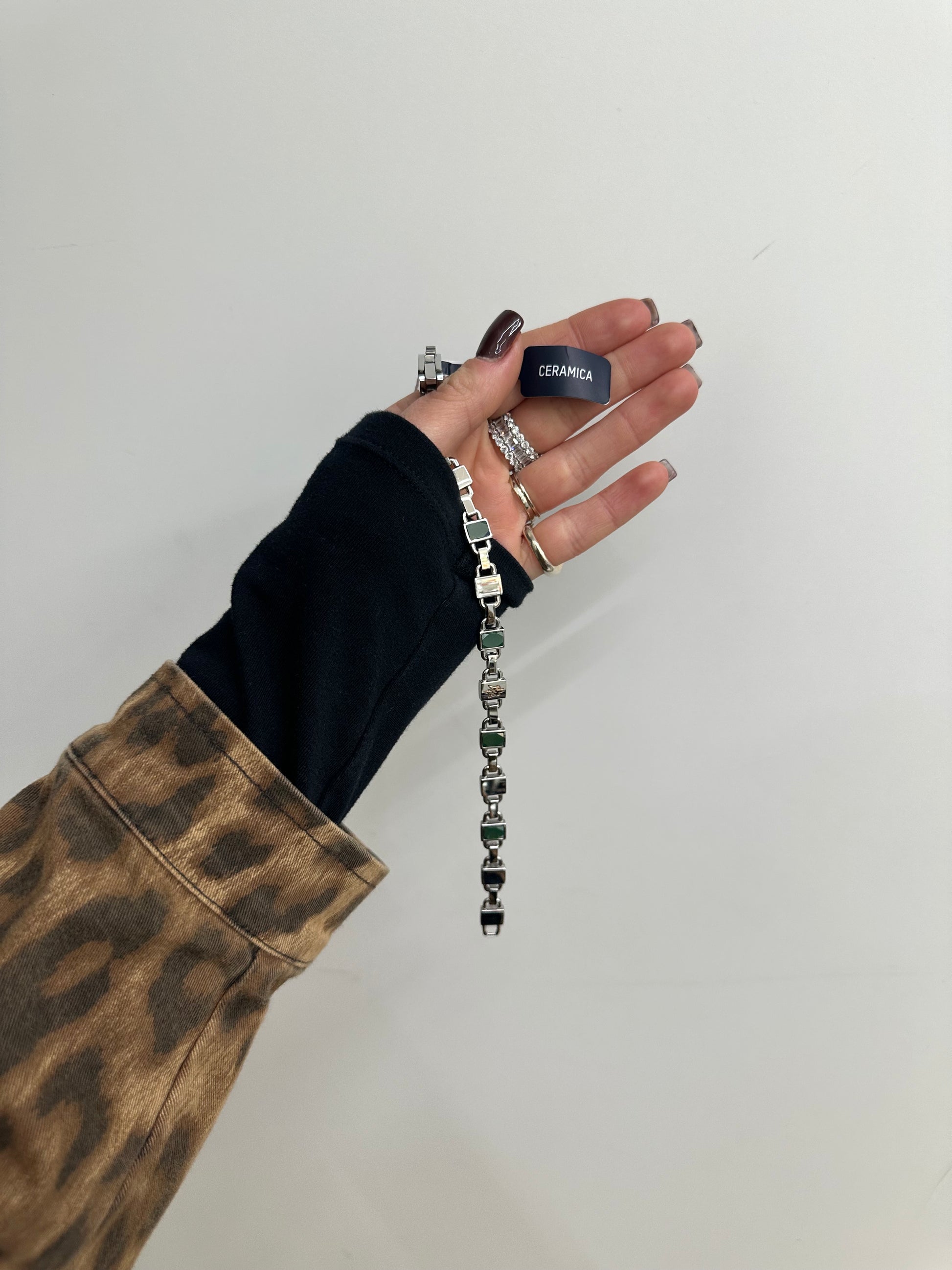 BRACCIALE MASERATI CERAMICA GREEN