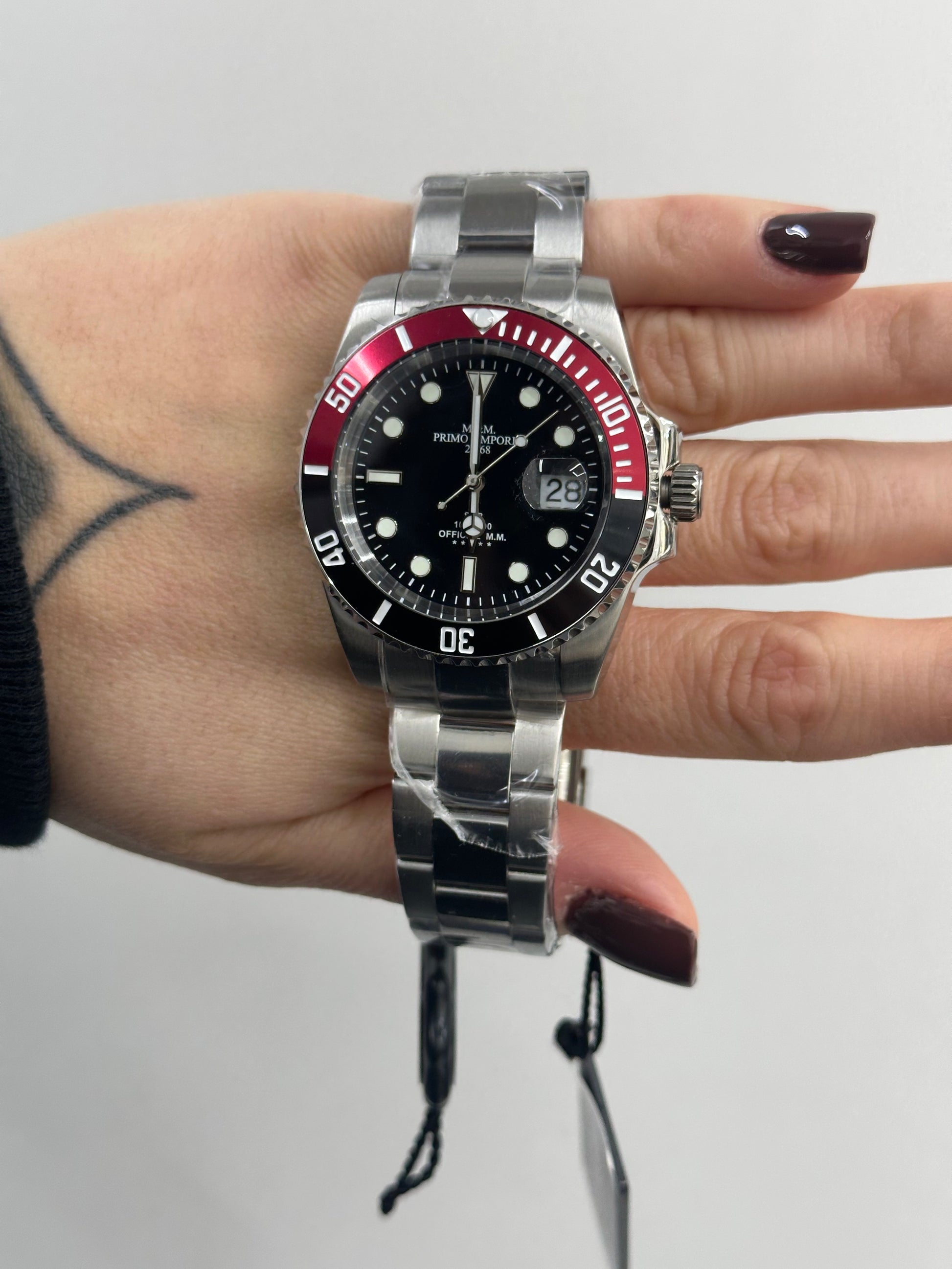 OROLOGIO PRIMO EMPORIO NERO E ROSSO