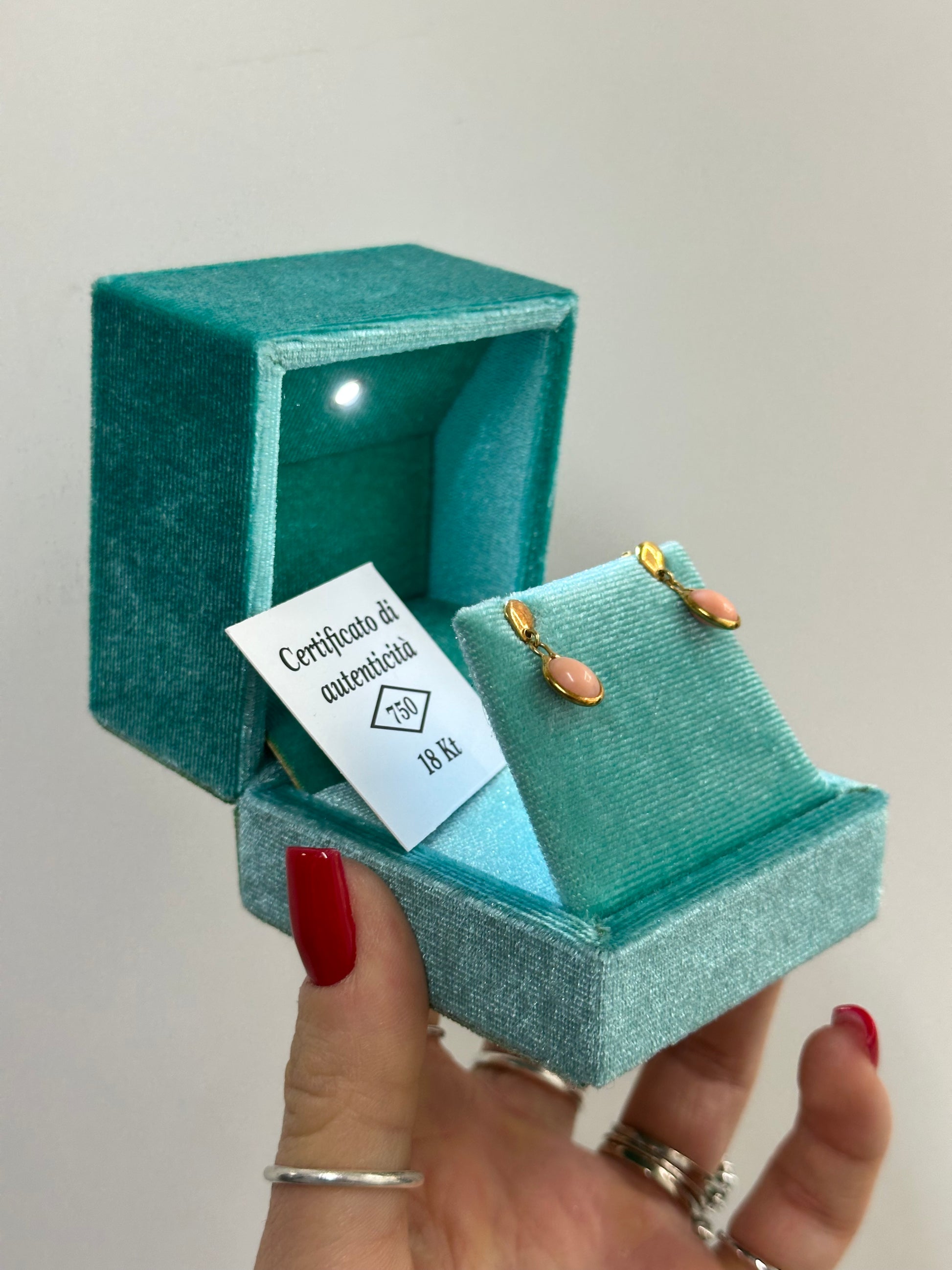 ORECCHINI PENDENTI ORO 18KT