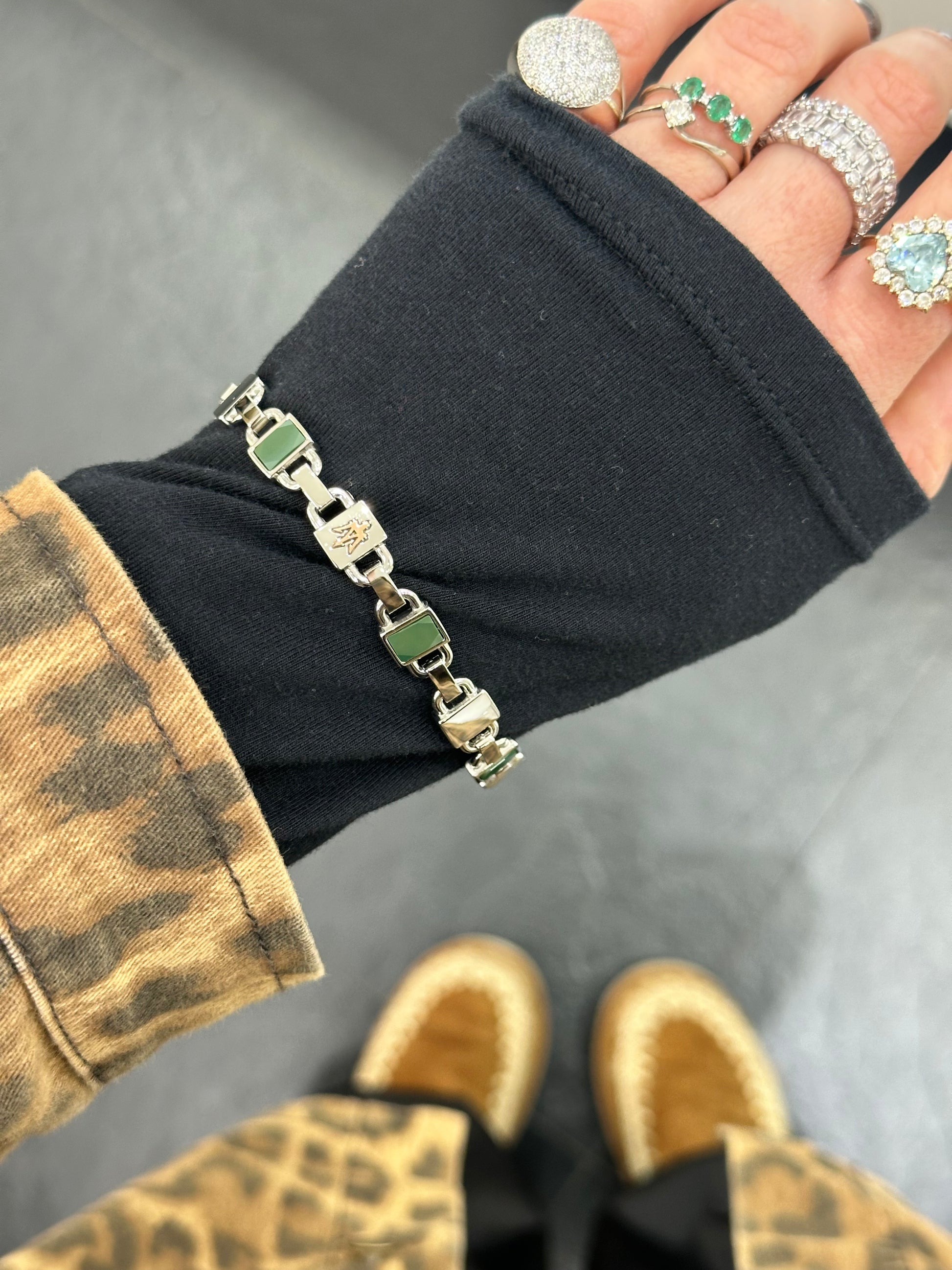 BRACCIALE MASERATI CERAMICA GREEN