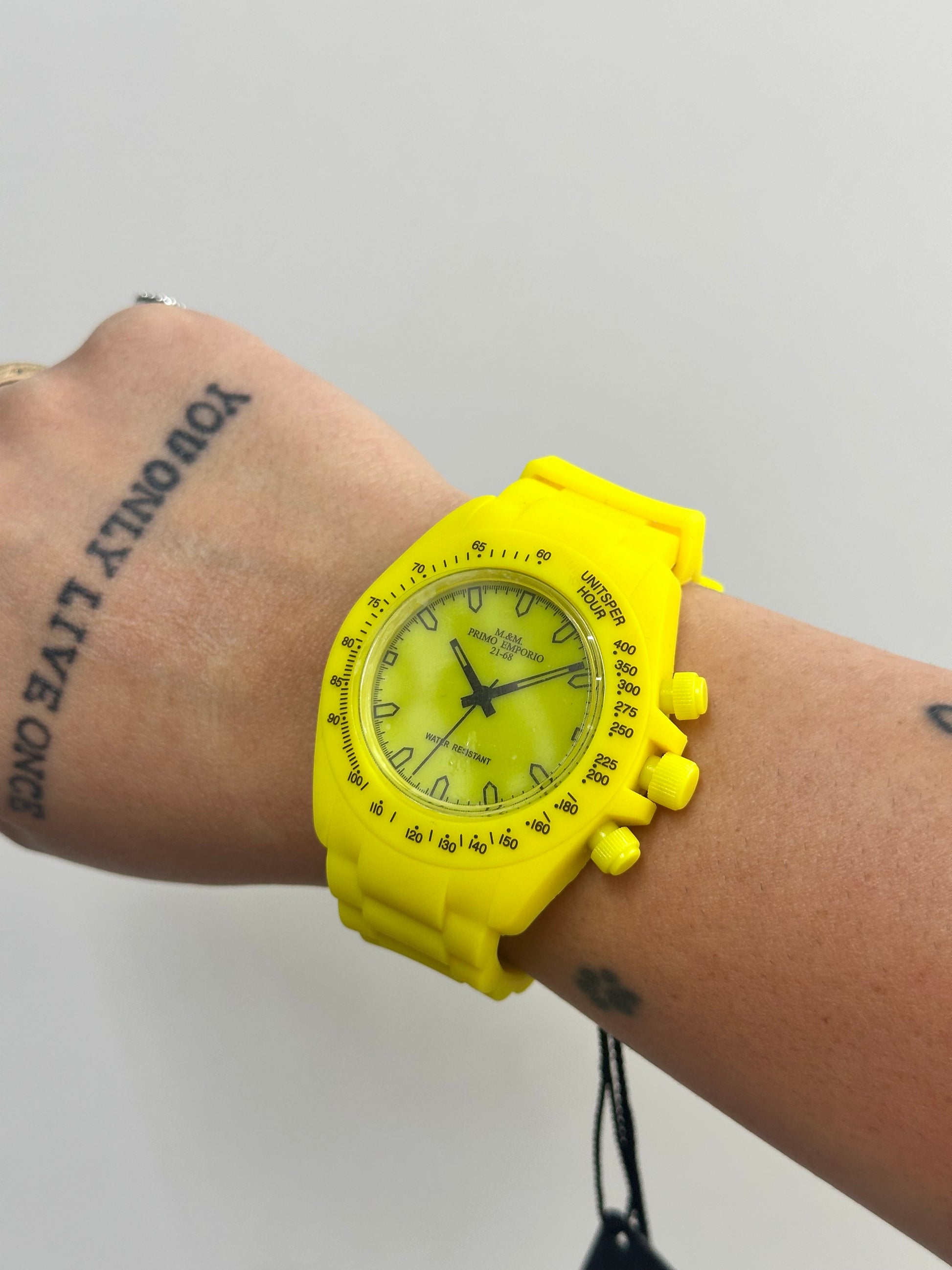OROLOGIO PRIMO EMPORIO LED GIALLO