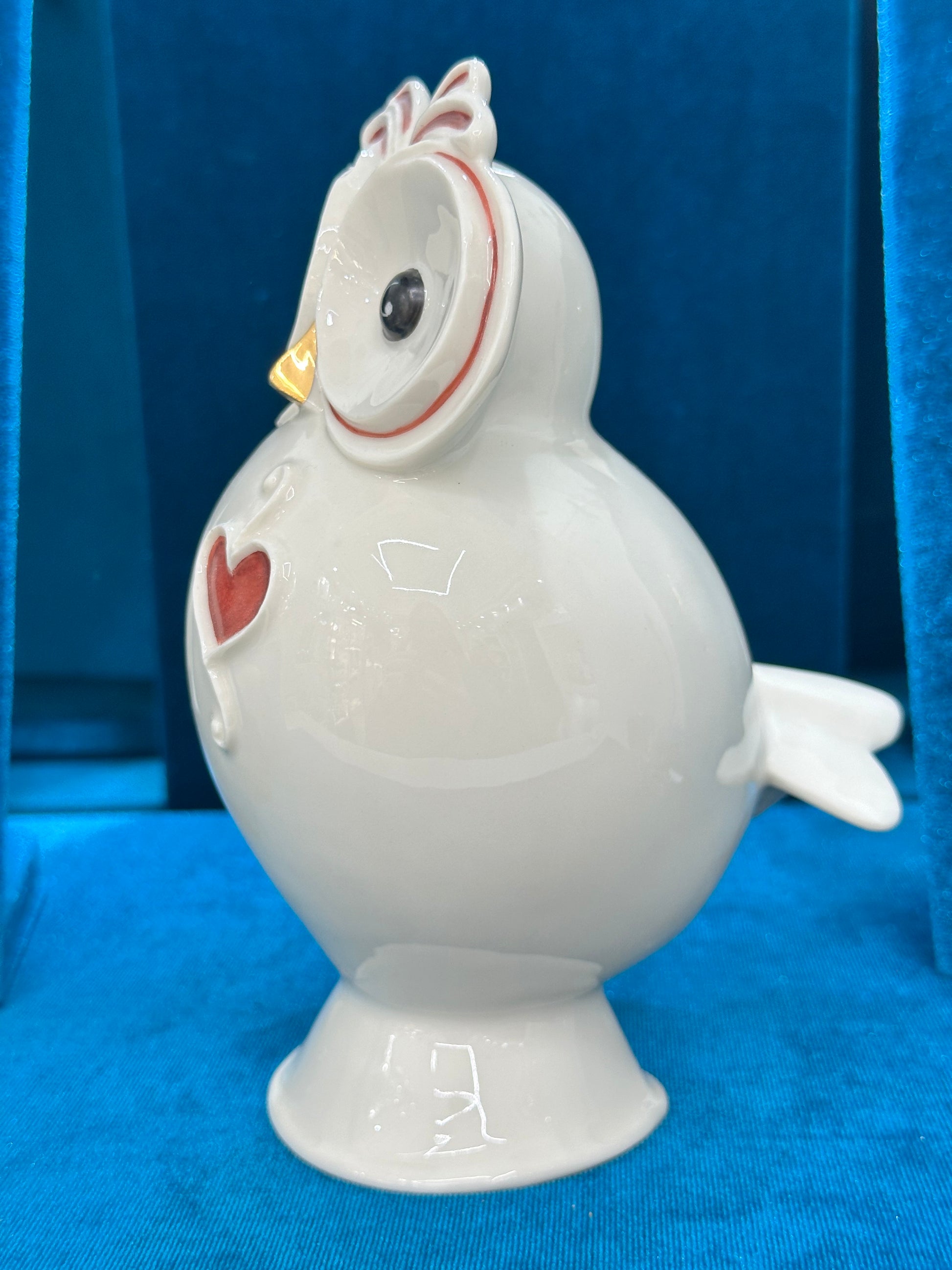 CIVETTA IN CERAMICA DI CAPODIMONTE