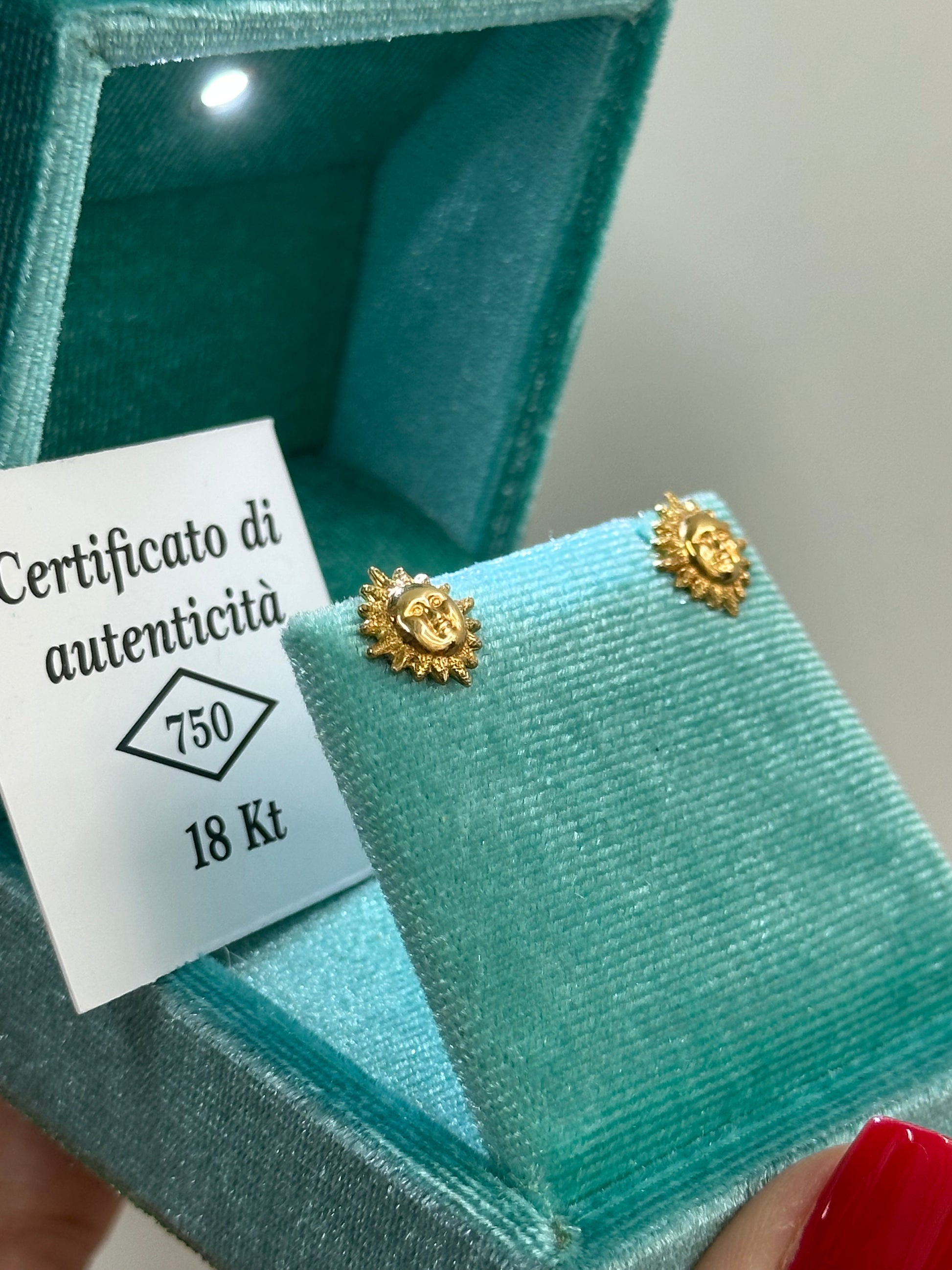 ORECCHINI SUN ORO 18KT