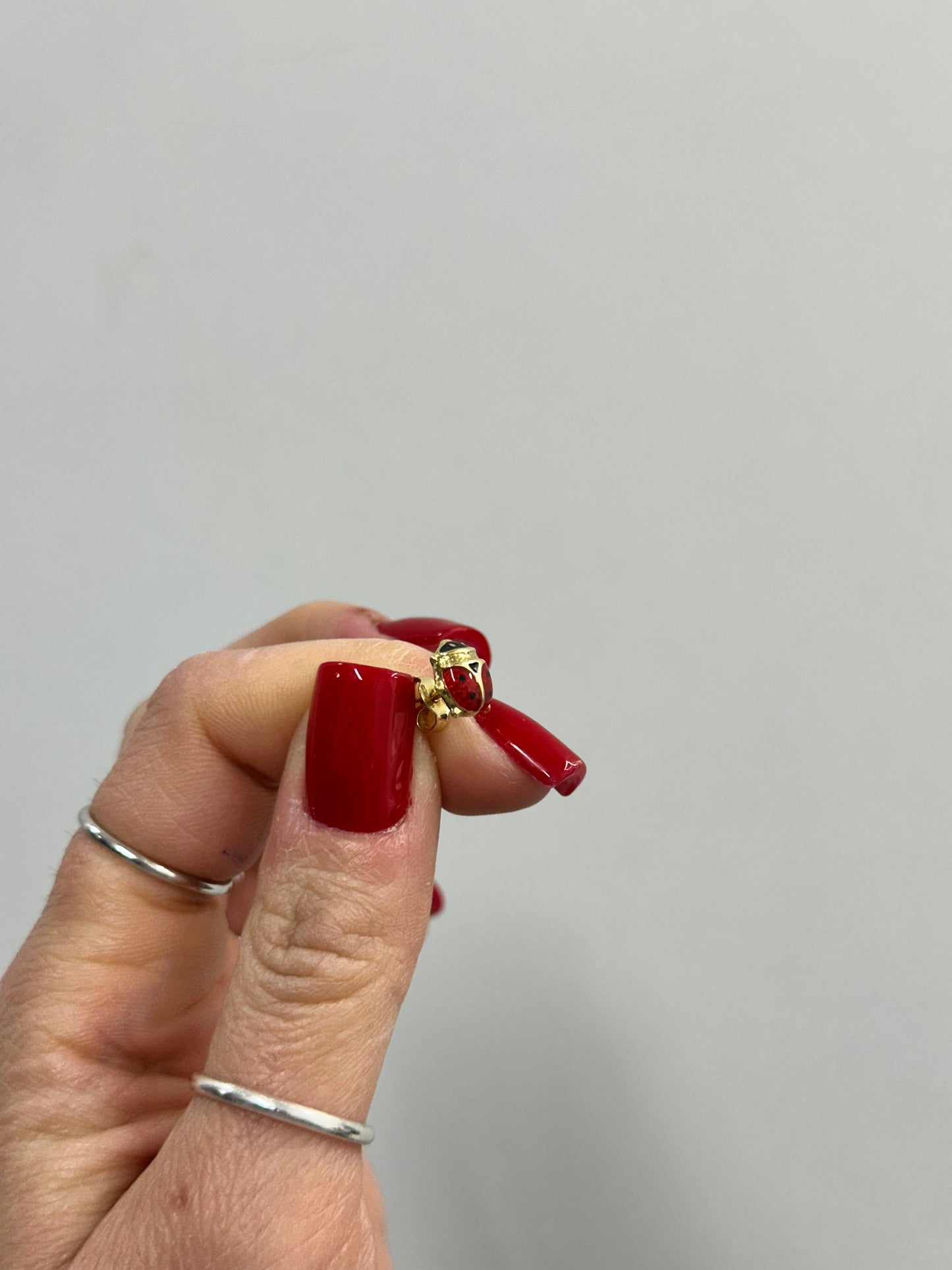 ORECCHINI COCCINELLA ORO 18KT