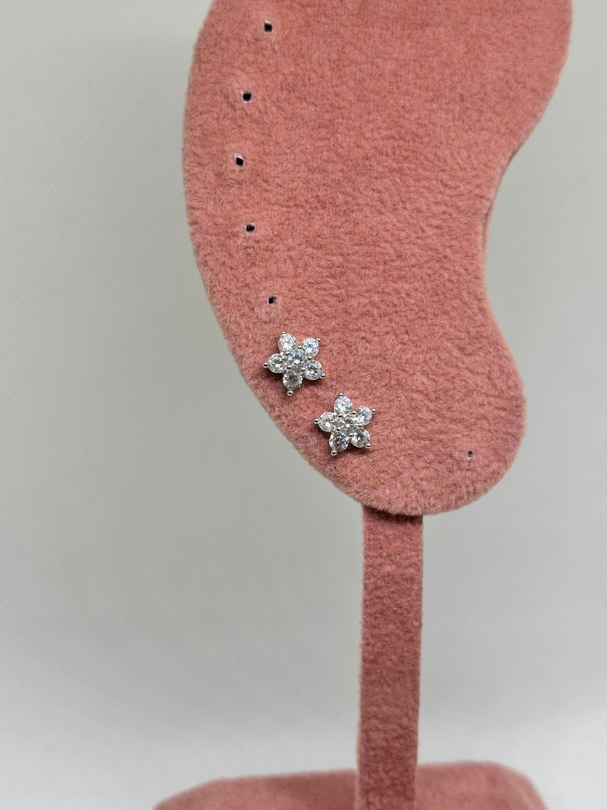 ORECCHINI FLOWERS ONE ARGENTO 925