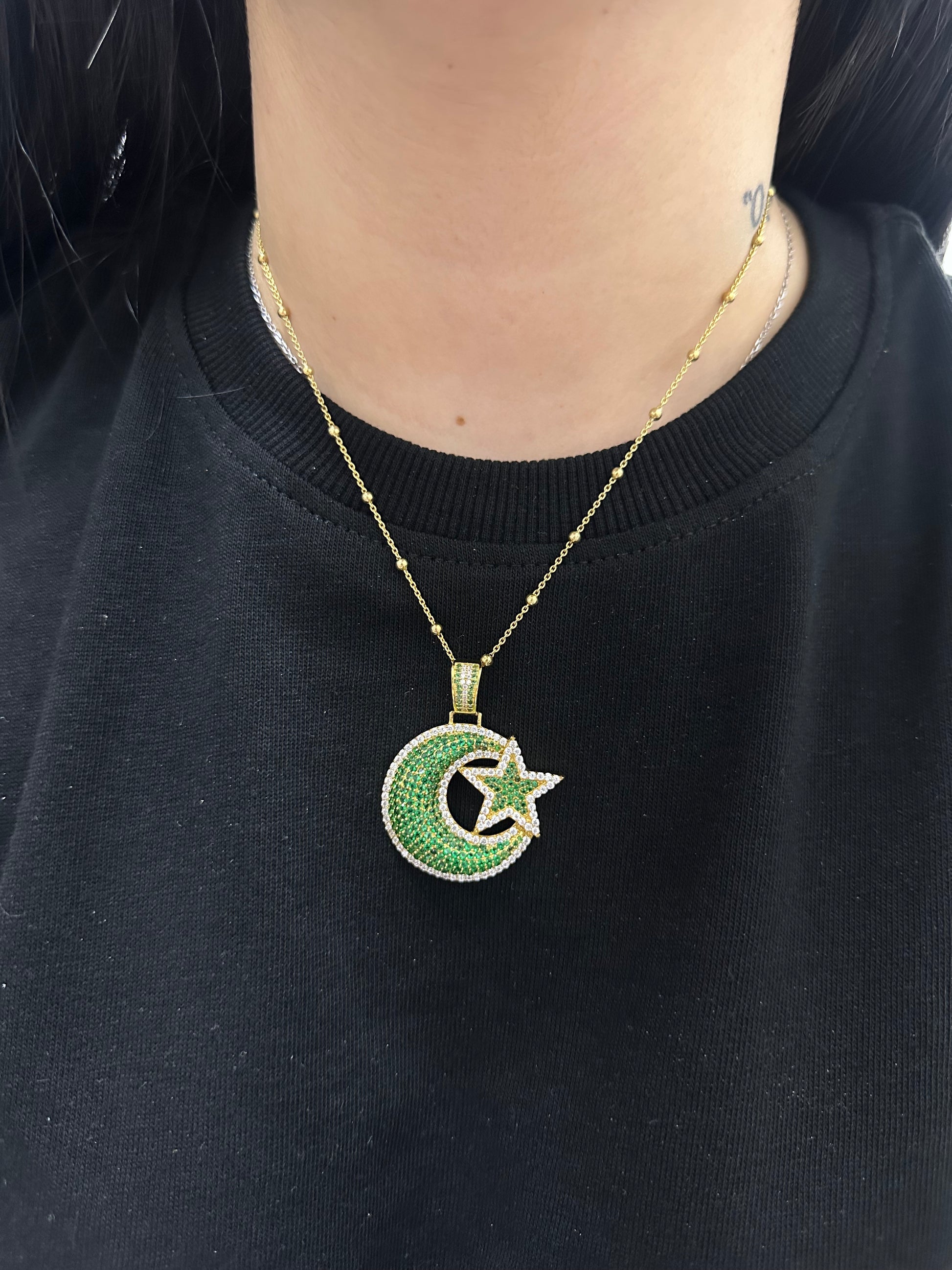 COLLANA LUNA STELLA ARGENTO 925