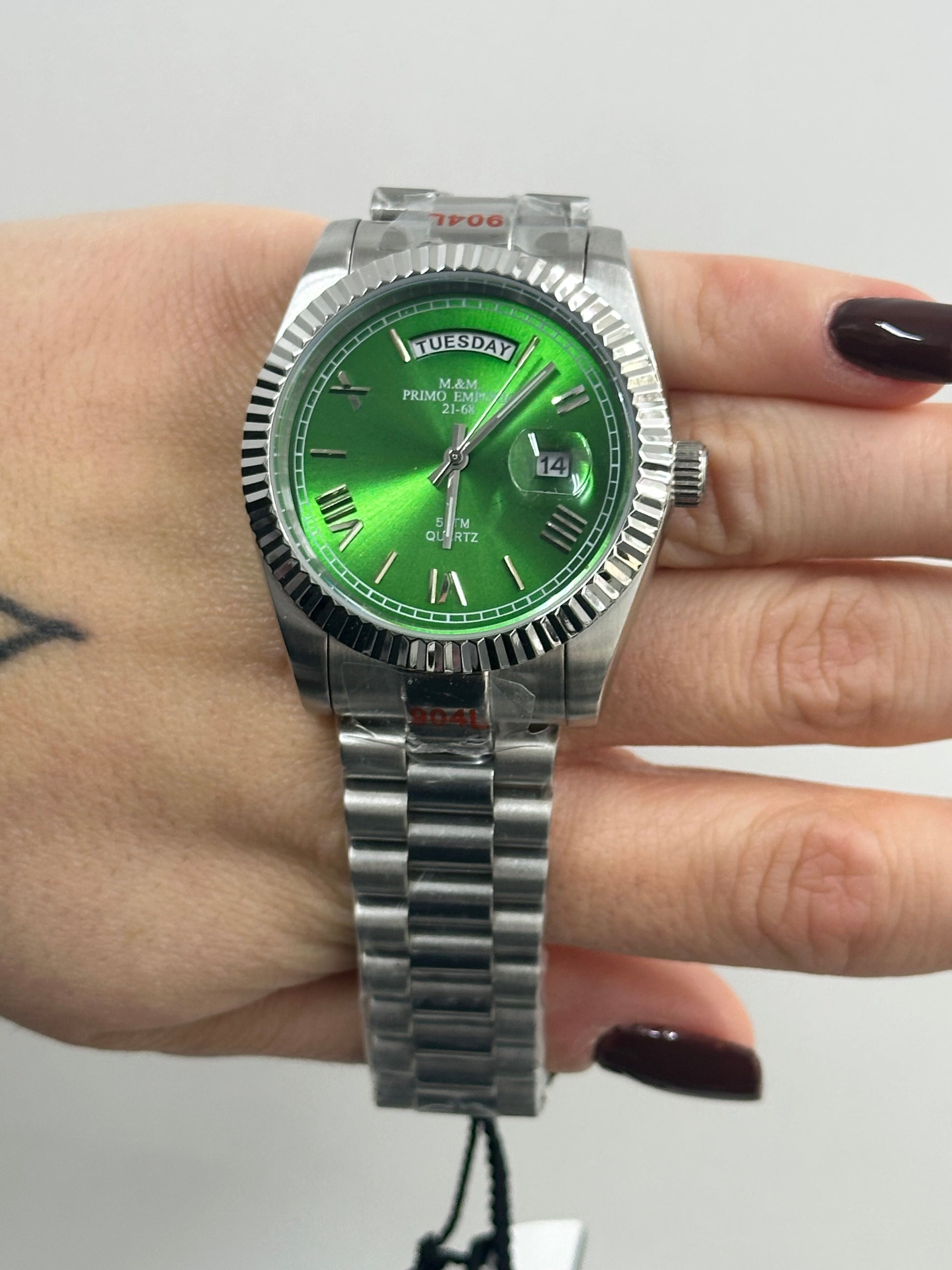 OROLOGIO PRIMO EMPORIO QUADRANTE VERDE