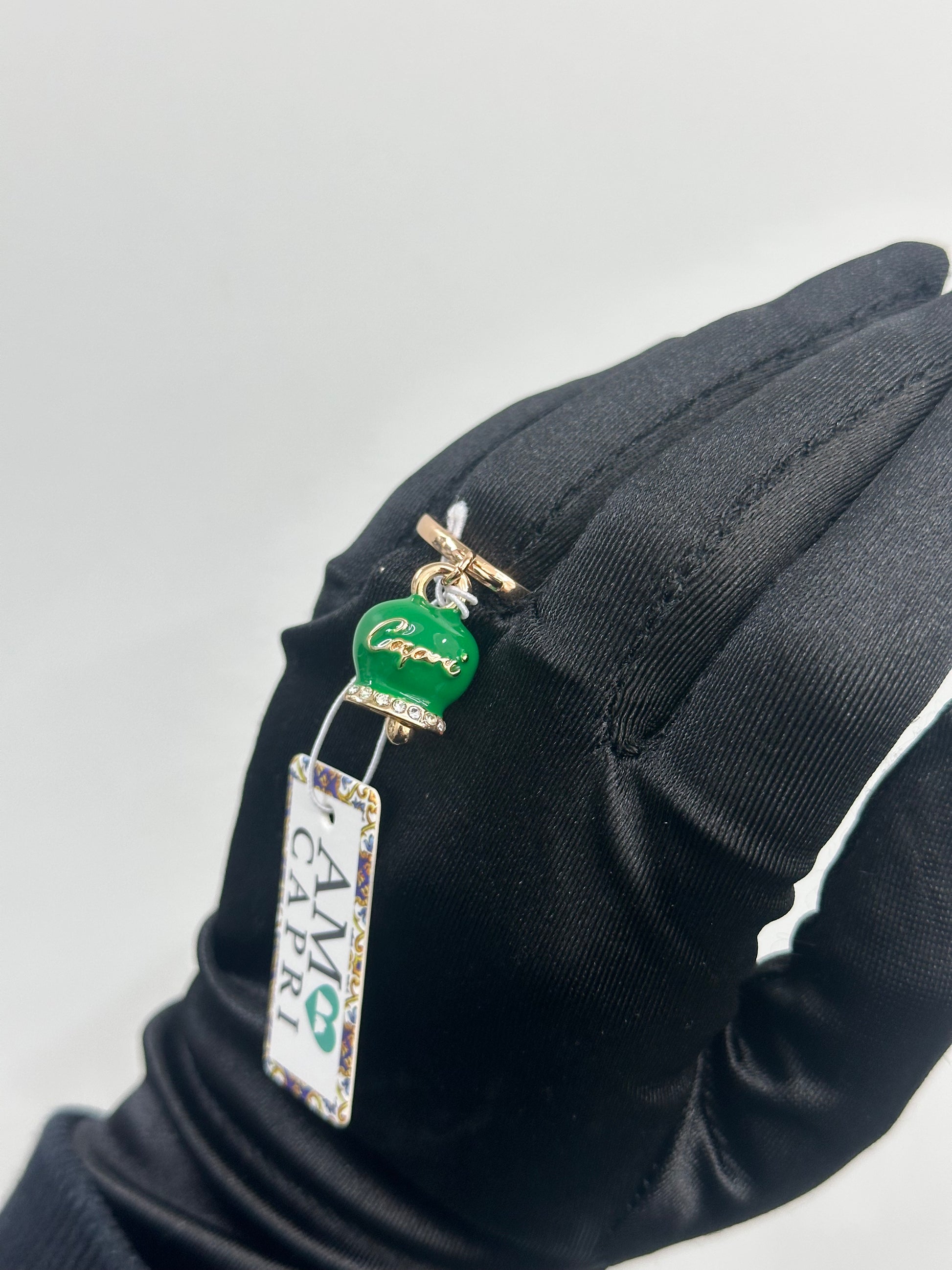 ANELLO CAMPANELLA VERDE AMO CAPRI