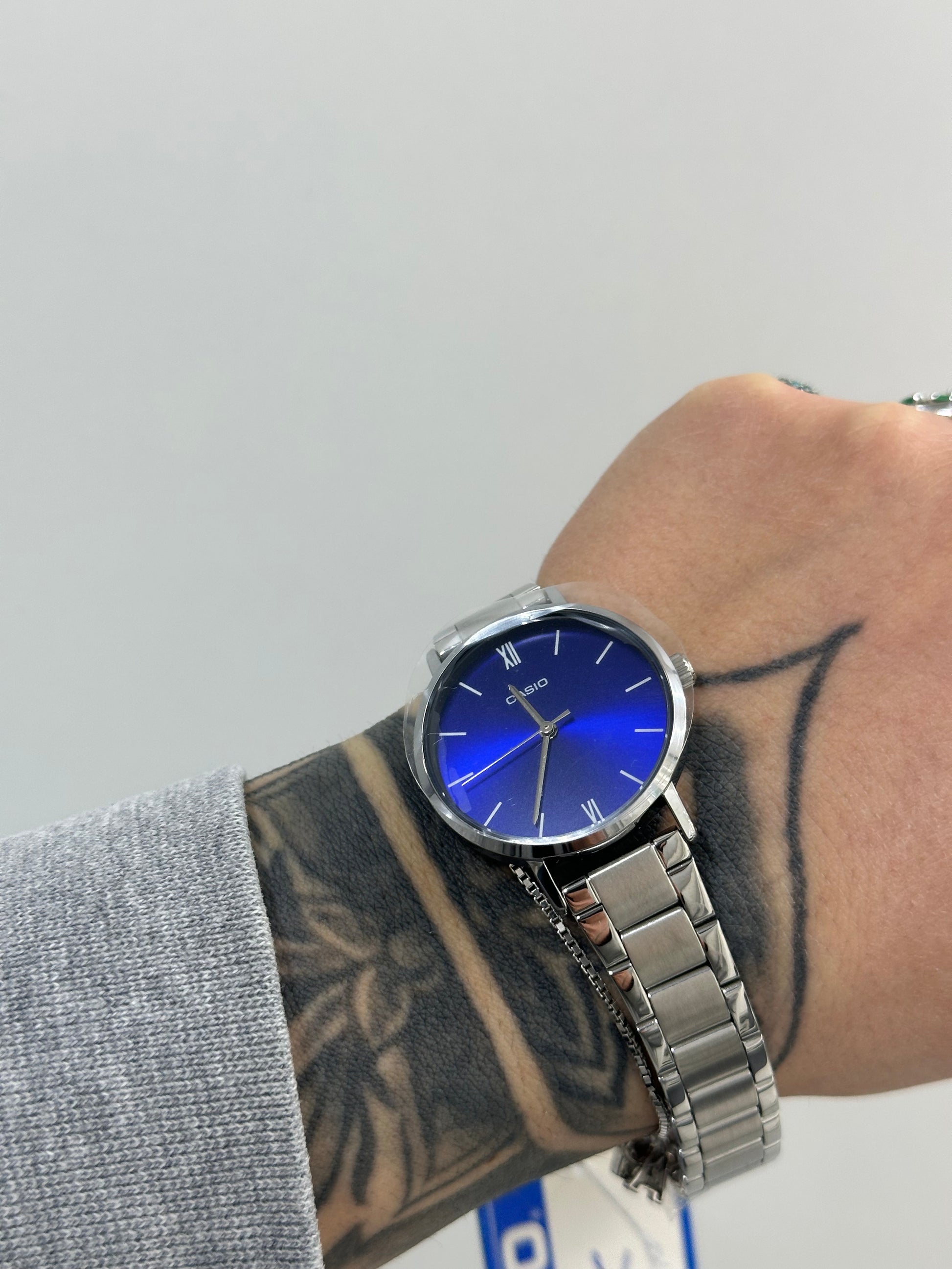 OROLOGIO CASIO QUADRANTE BLU