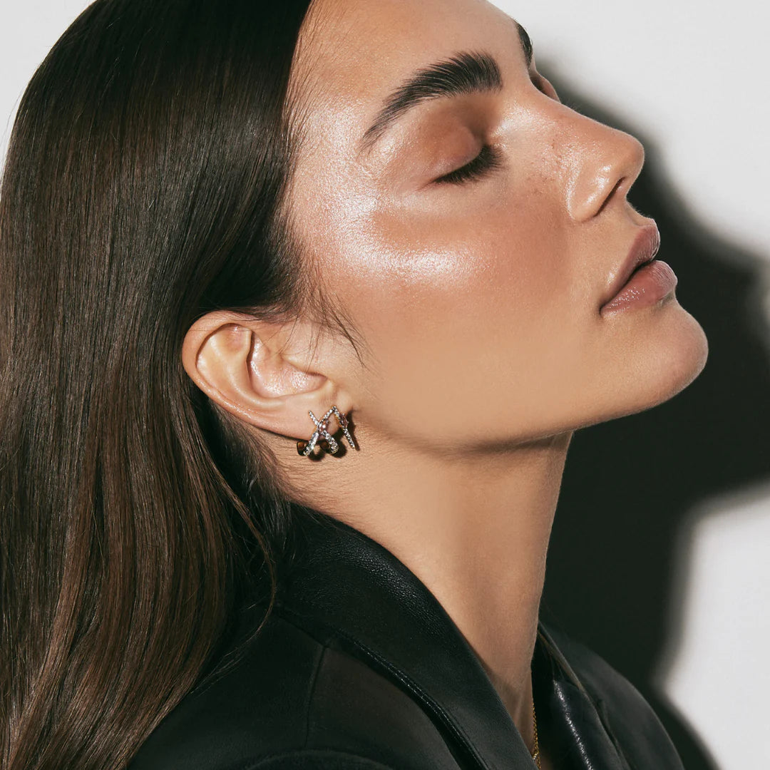 ORECCHINI NAVETTE RODOLITE LAURA P