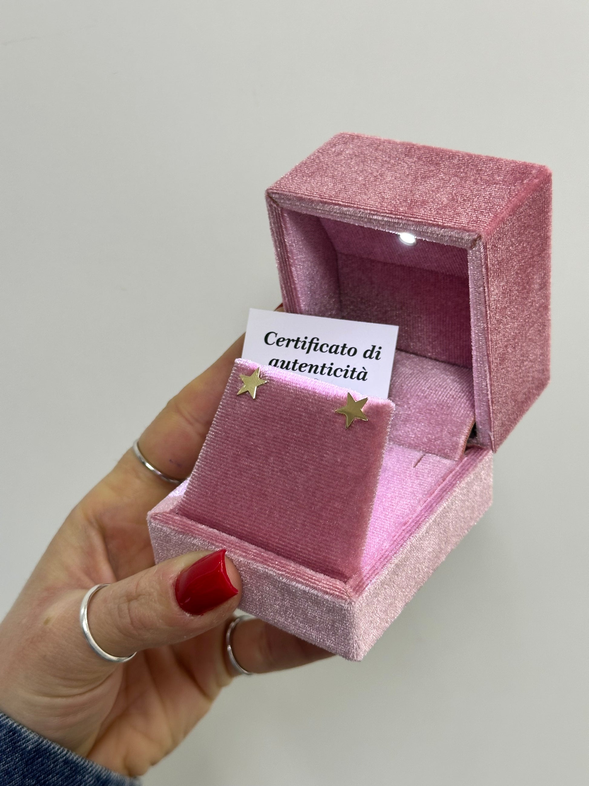 ORECCHINI STELLA ORO 18KT