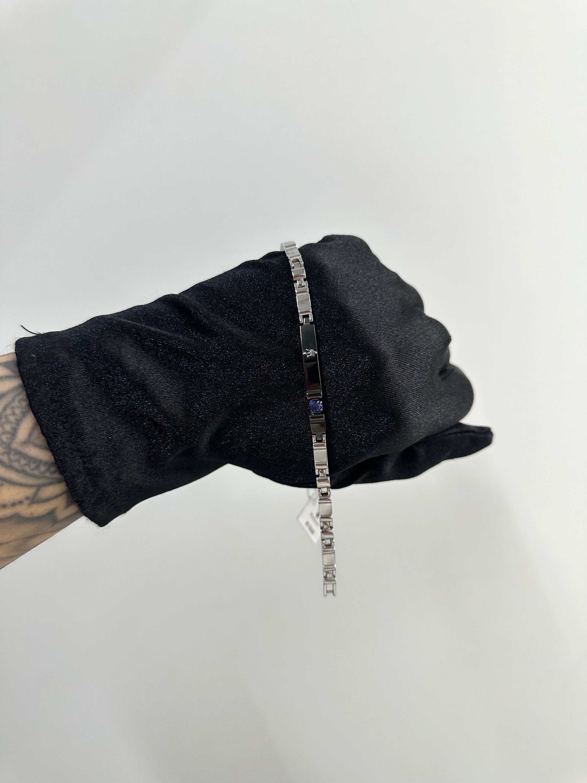 BRACCIALE MASERATI CON ZIRCONE BLU