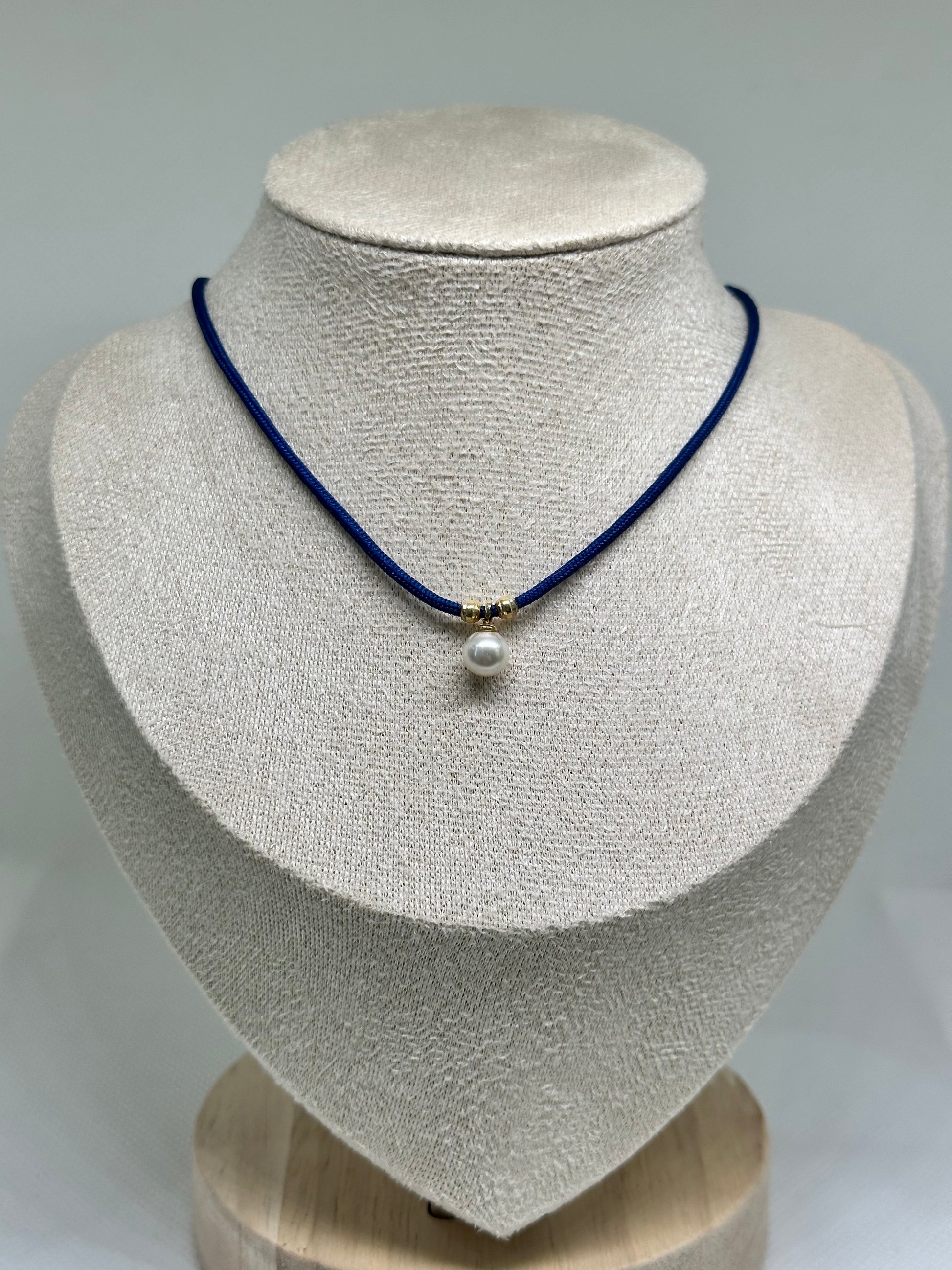 CHOKER PERLINA ARGENTO