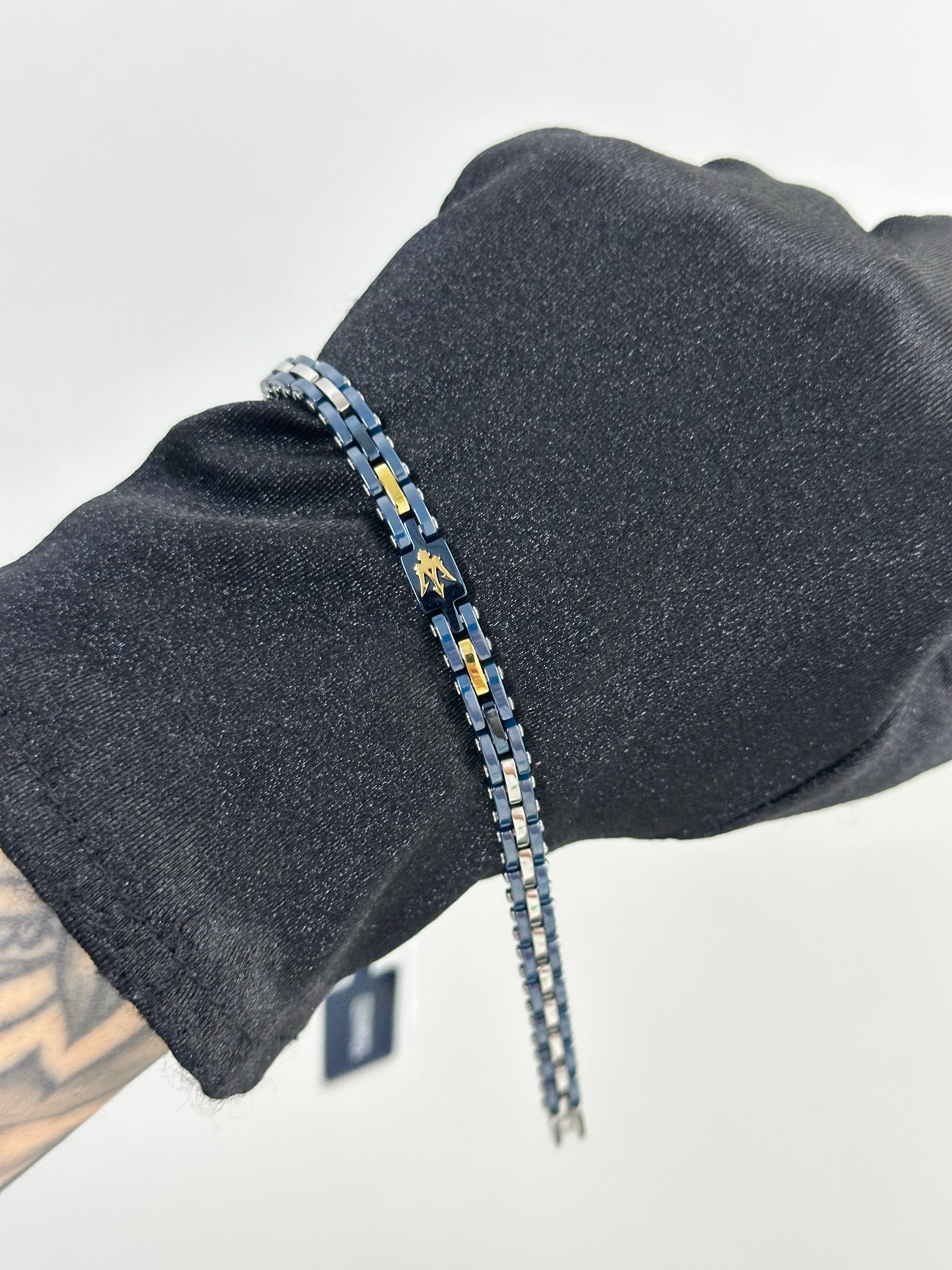 BRACCIALE MASERATI CERAMICA BLU