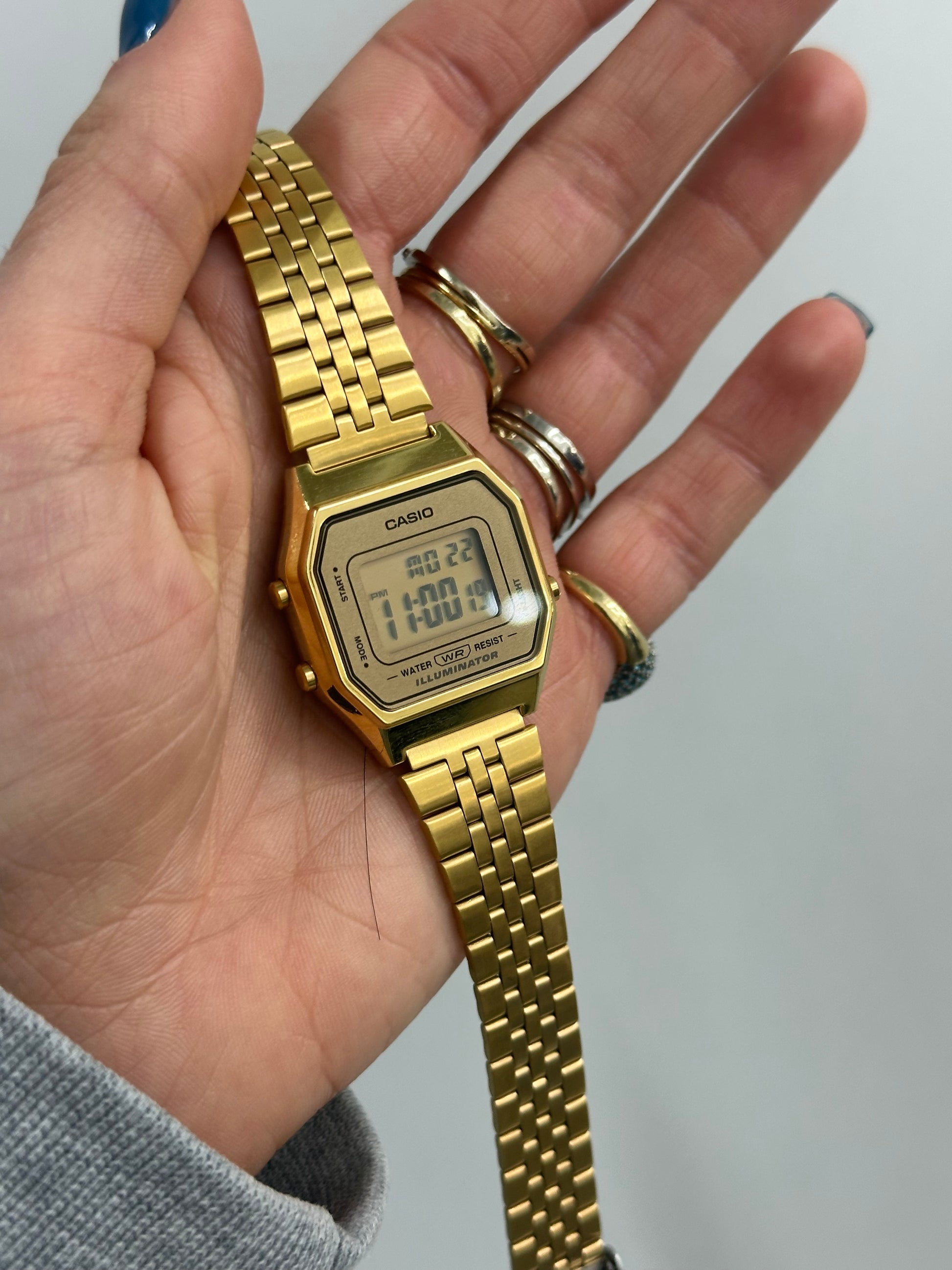 OROLOGIO CASIO GRANDE DORATO