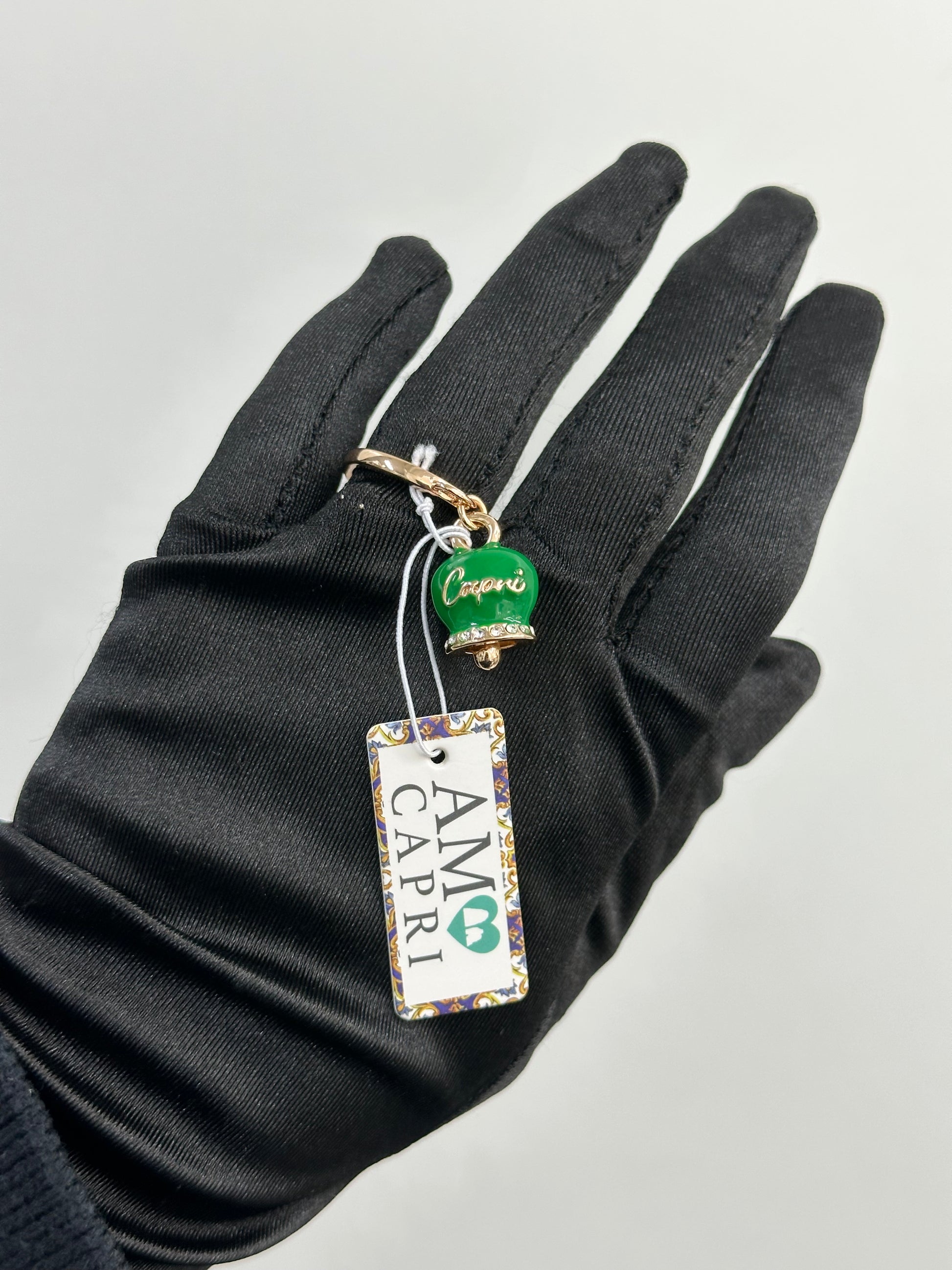 ANELLO CAMPANELLA VERDE AMO CAPRI