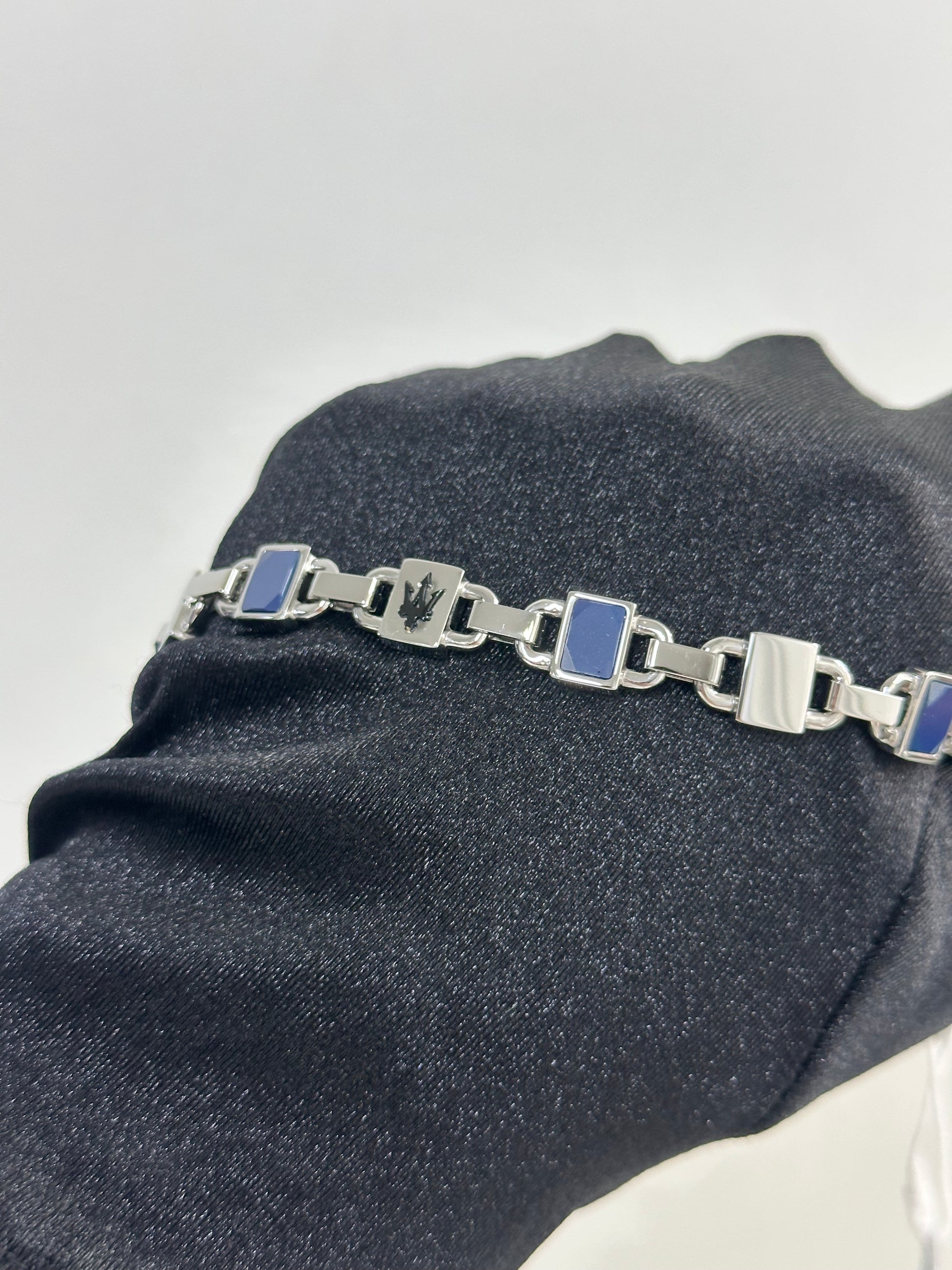 BRACCIALE MASERATI CERAMICA BLU