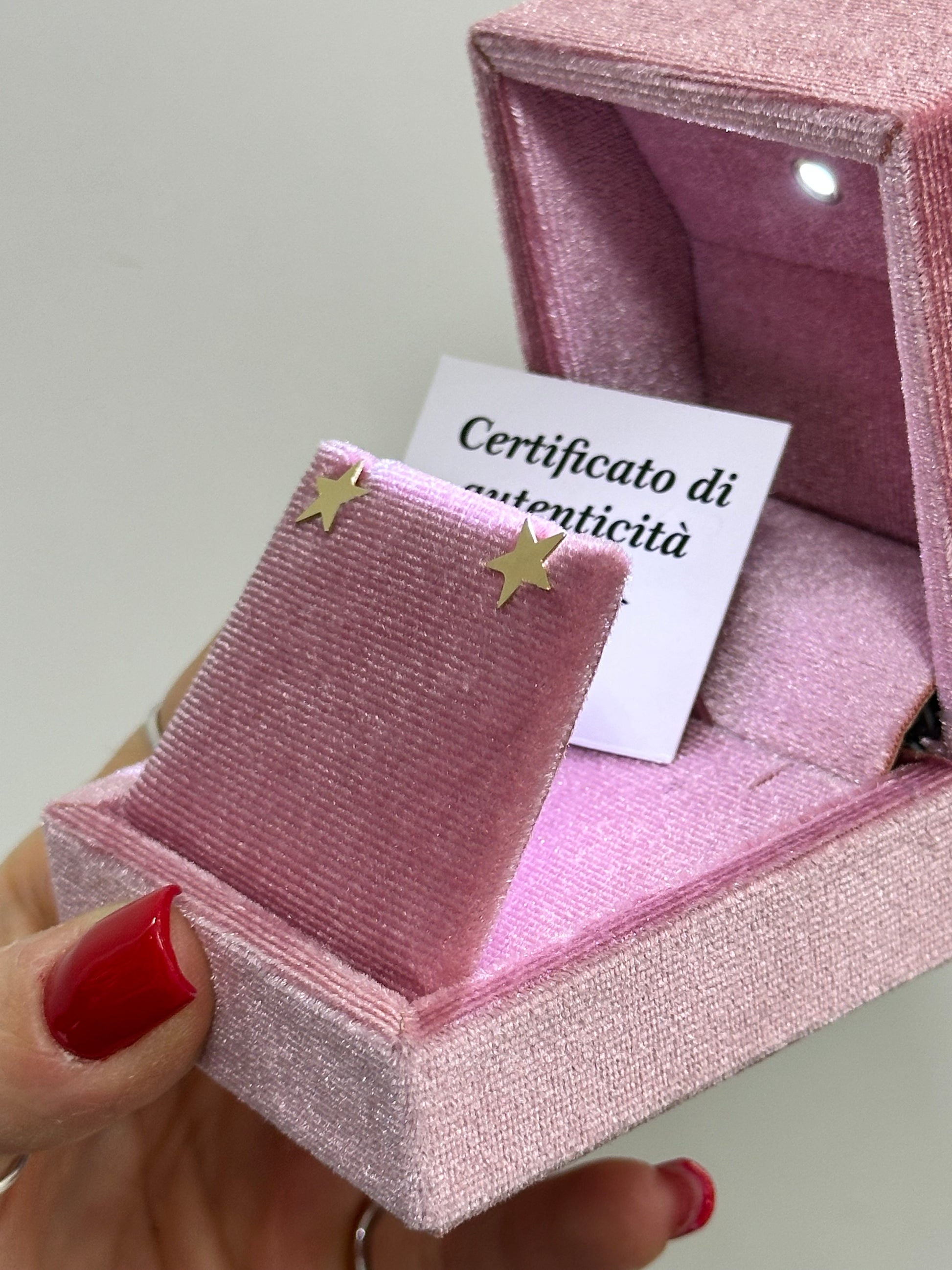 ORECCHINI STELLA ORO 18KT