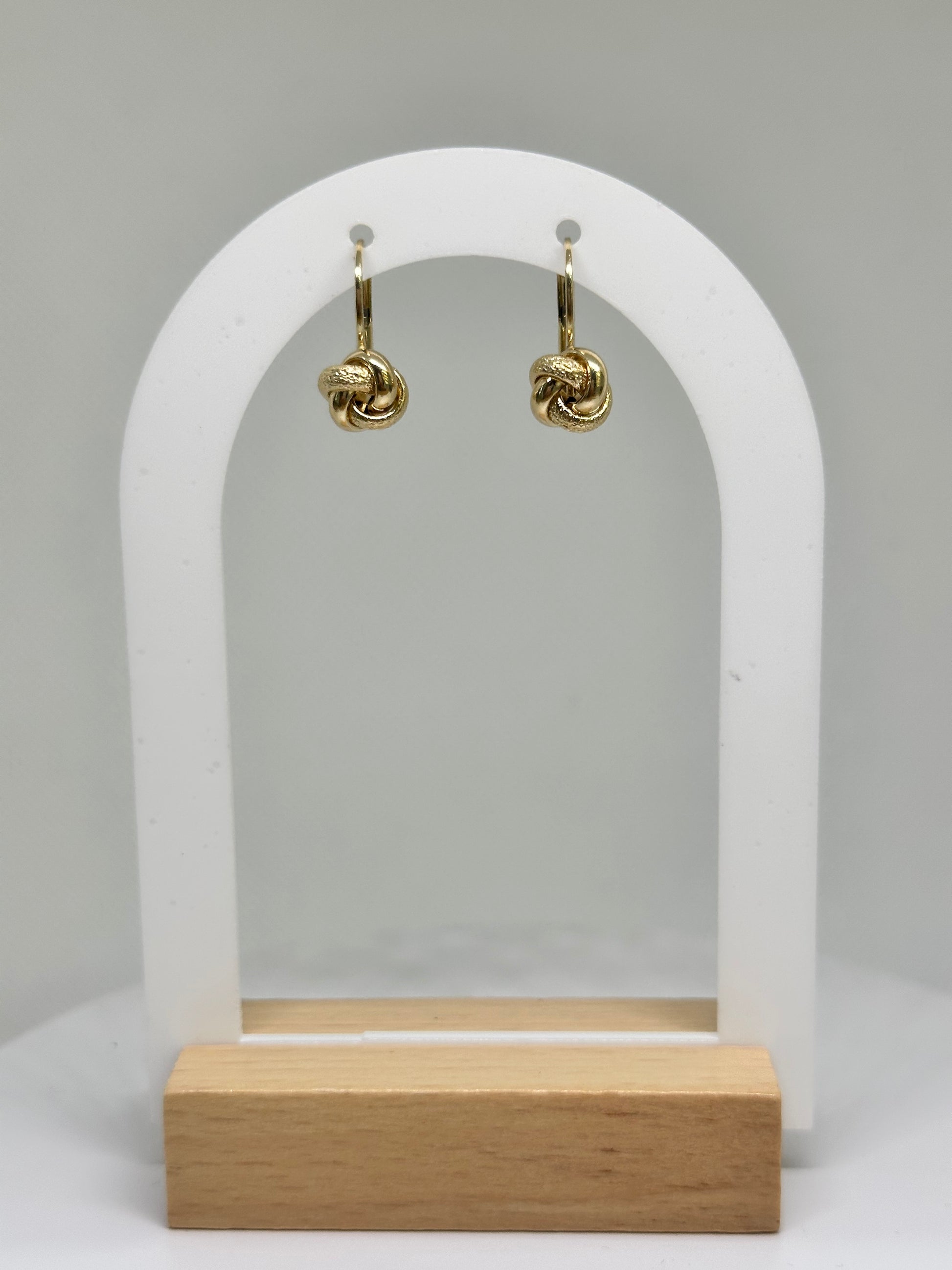 ORECCHINI NODINO ORO 18KT MONACHELLA