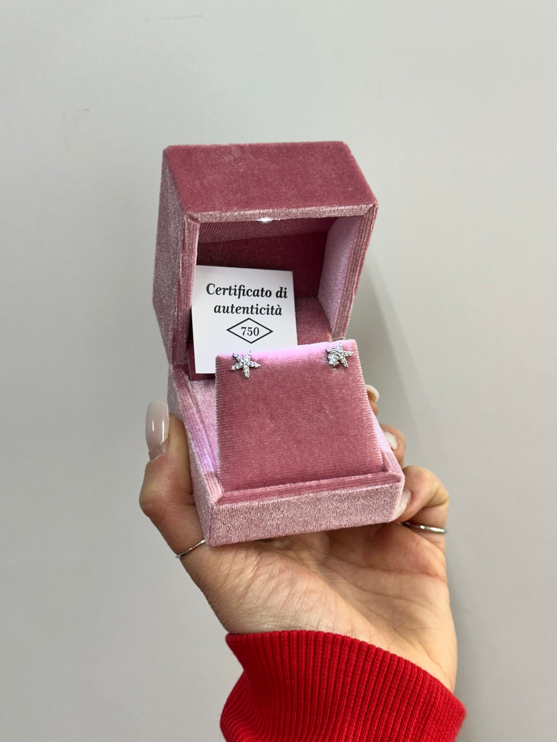 ORECCHINI STELLA MARINA ORO 18KT