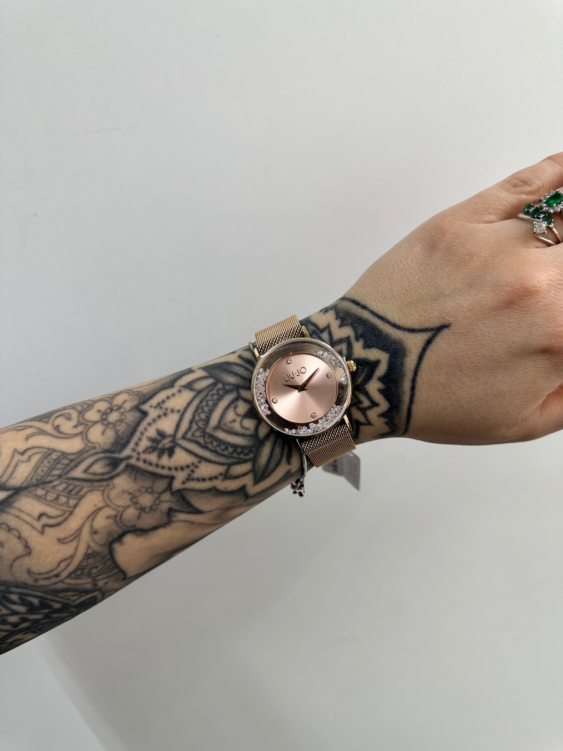 OROLOGIO LIU JO ORO ROSA CON ZIRCONI