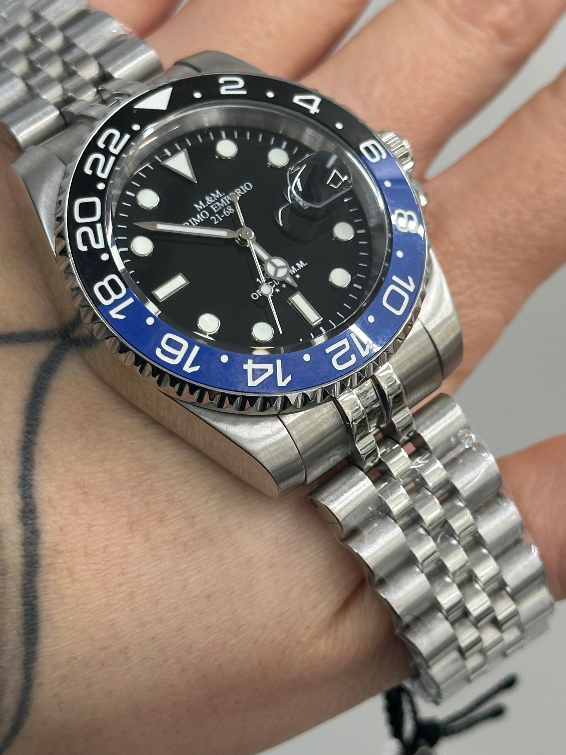 OROLOGIO PRIMO EMPORIO BLU E NERO