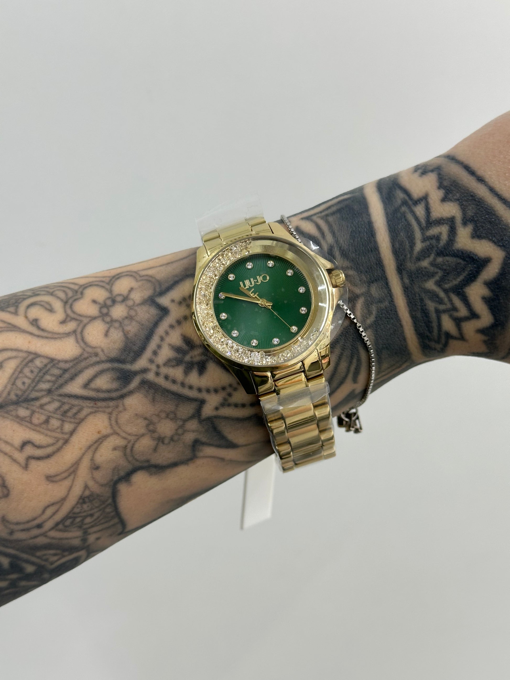 OROLOGIO LIU JO QUADRANTE VERDE E ZIRCONI