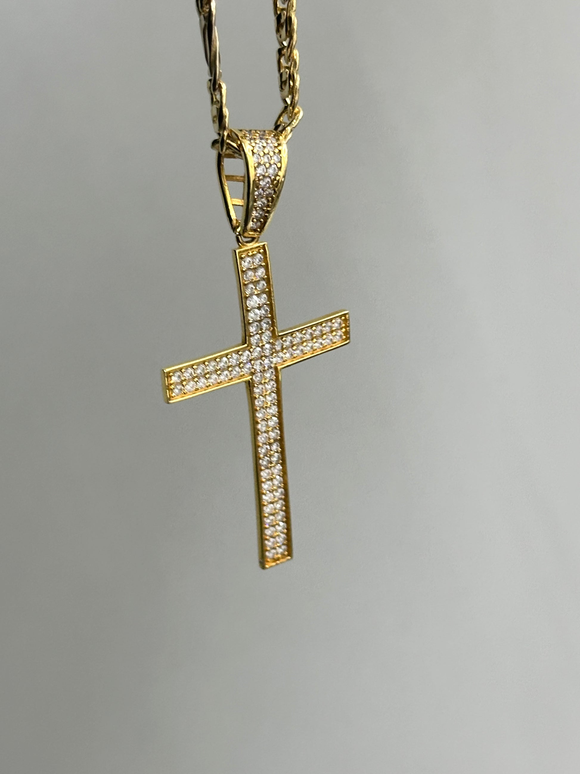 COLLANA ORO 18KT CON CROCIFISSO