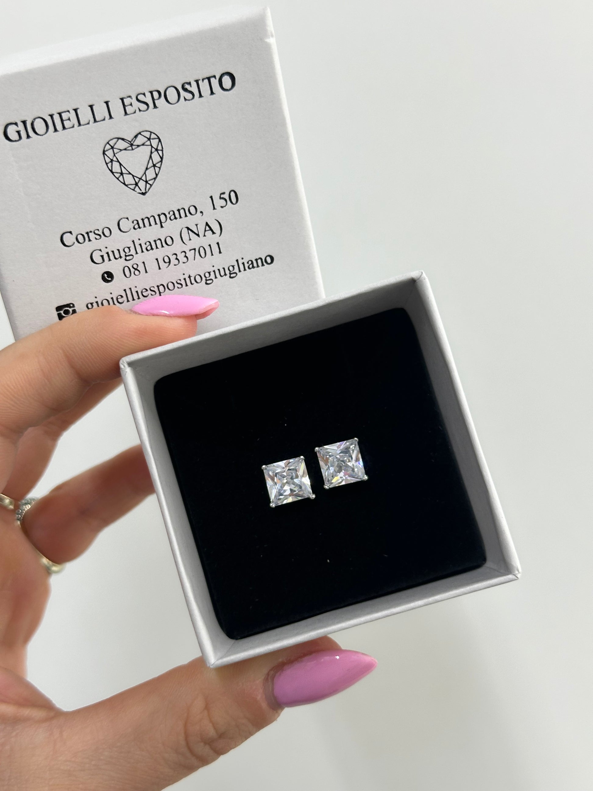 ORECCHINI PUNTO LUCE ARGENTO 925