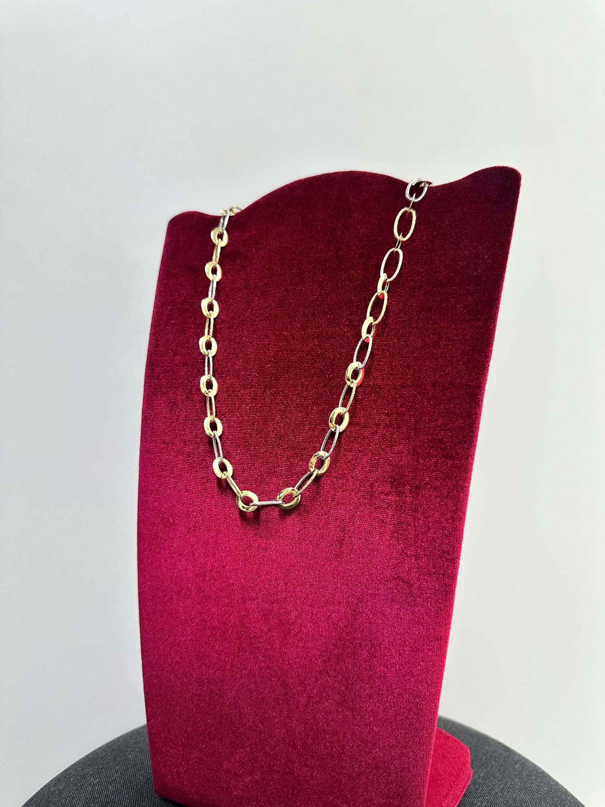 COLLANA ORO 18KT BICOLORE