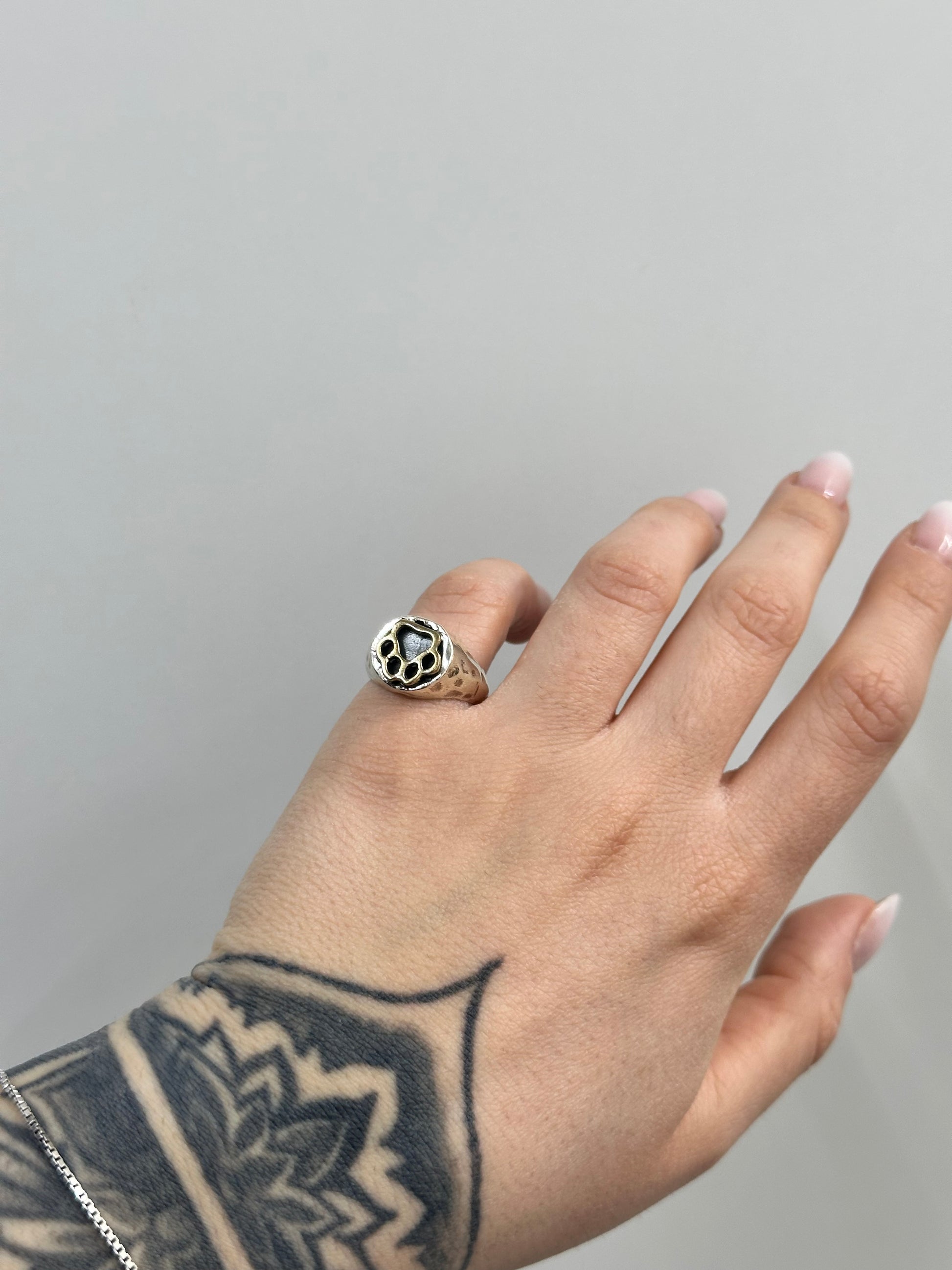 ANELLO CHEVALIER ARGENTO 925 CON ZAMPETTA