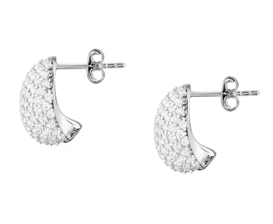 ORECCHINI MORELLATO PAVÉ IN ARGENTO 925