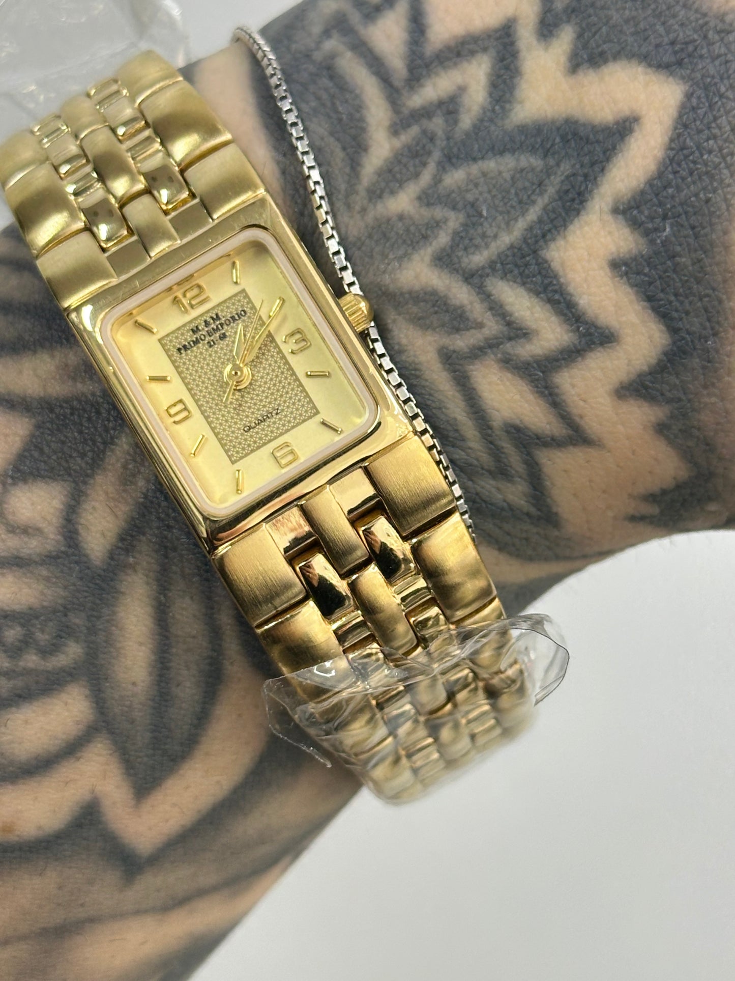 OROLOGIO PRIMO EMPORIO TOTAL GOLD SQUARE