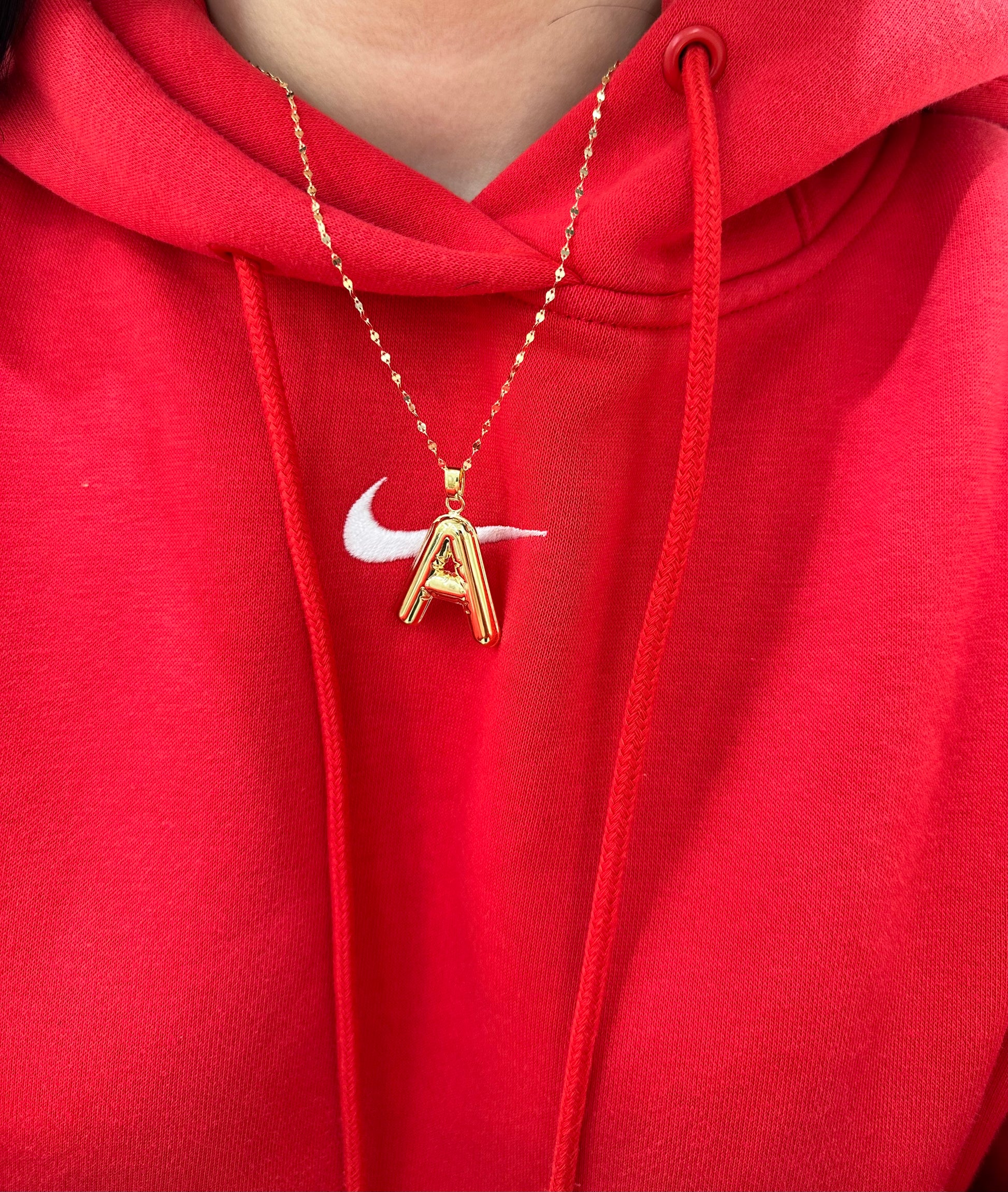 COLLANA INIZIALE A IN ORO 18KT