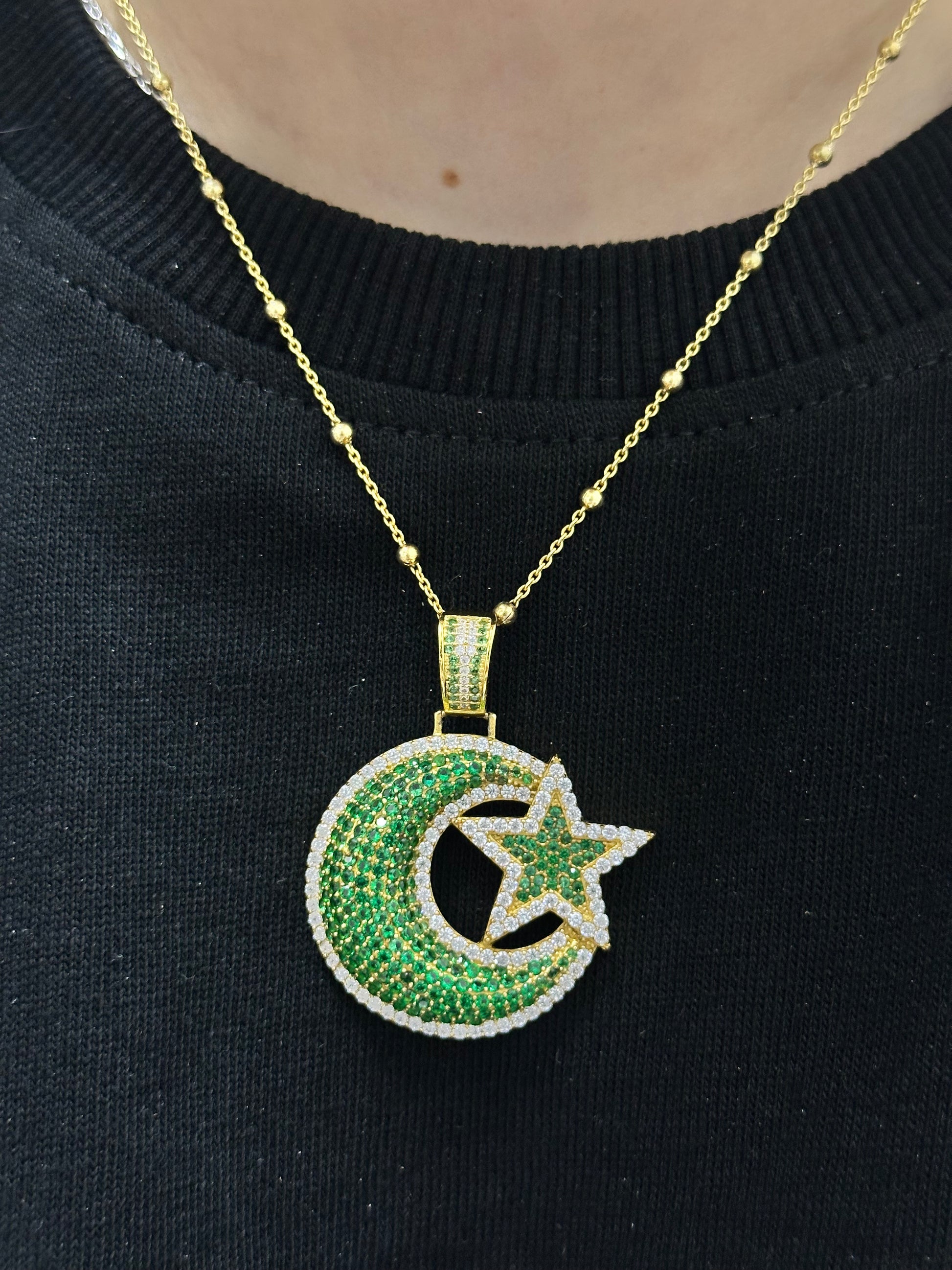 COLLANA LUNA STELLA ARGENTO 925