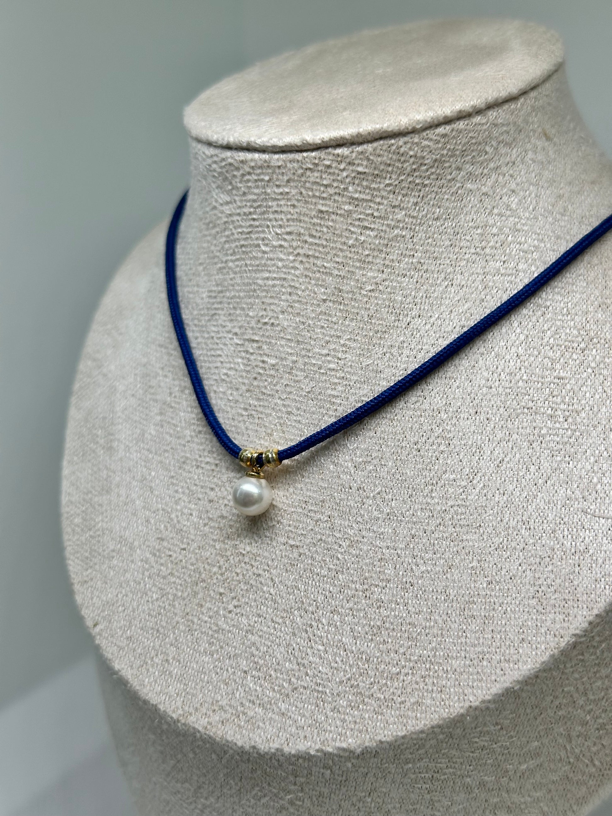 CHOKER PERLINA ARGENTO