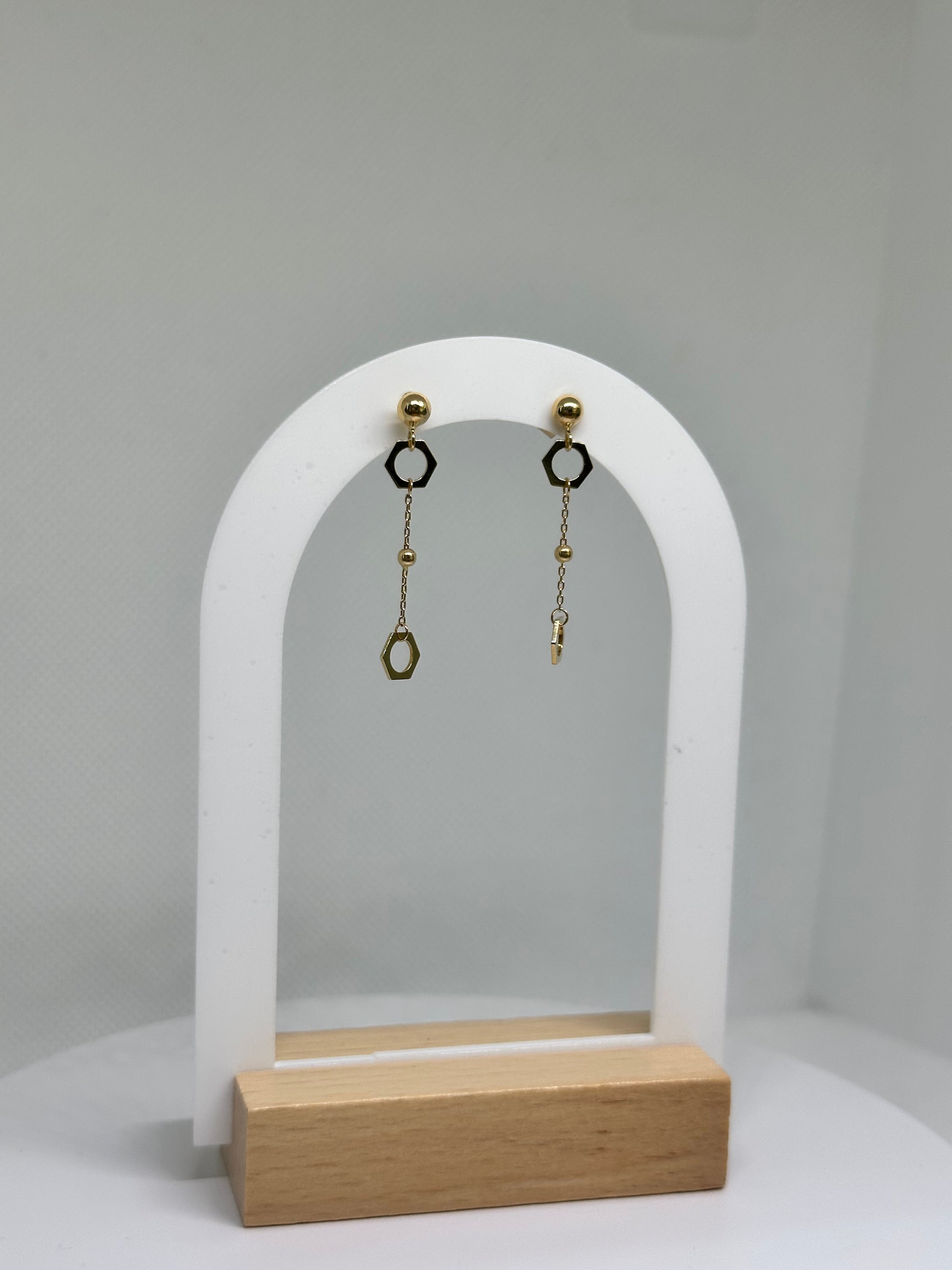 ORECCHINI PENDENTI ORO 18KT