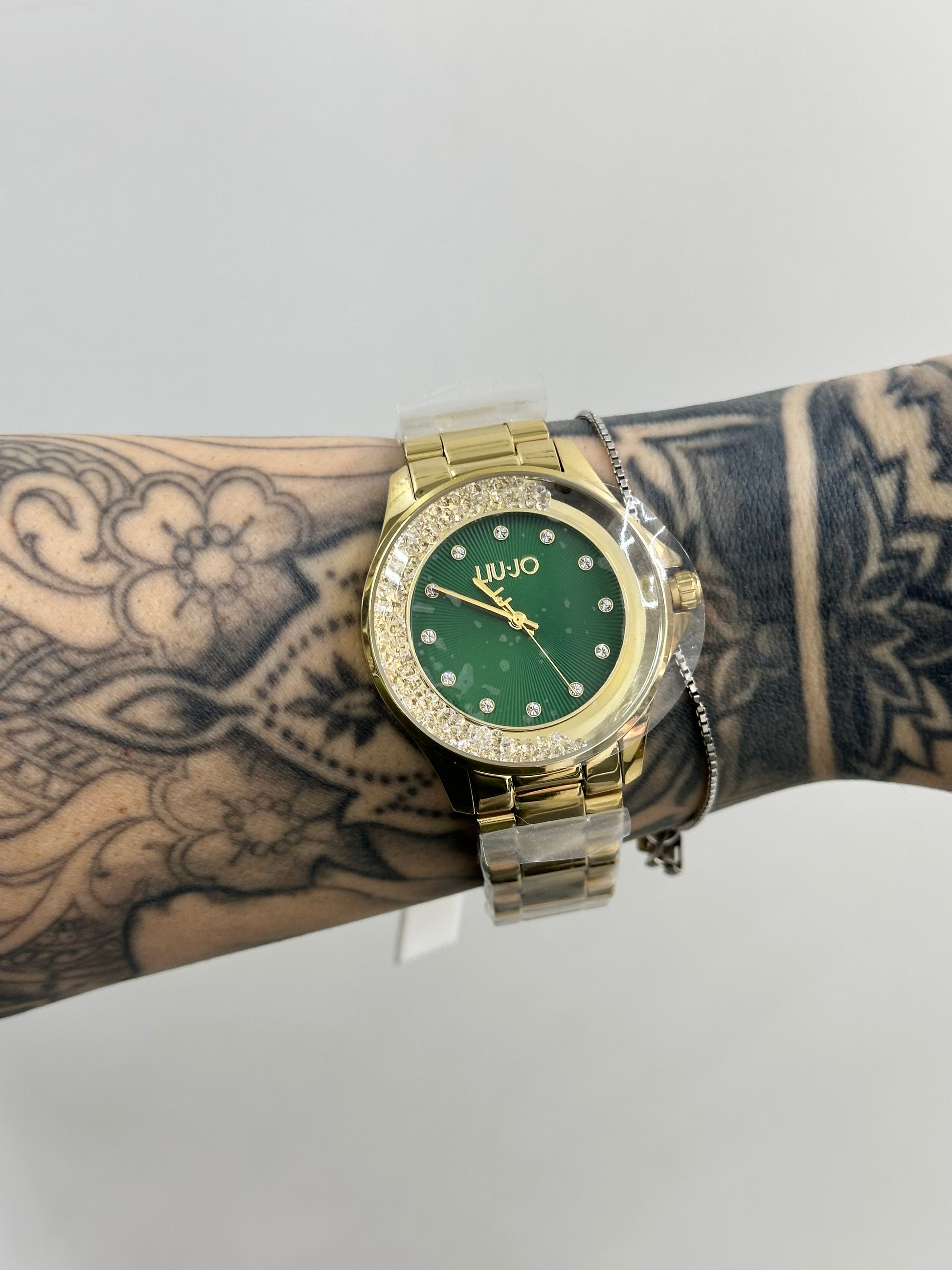 OROLOGIO LIU JO QUADRANTE VERDE E ZIRCONI