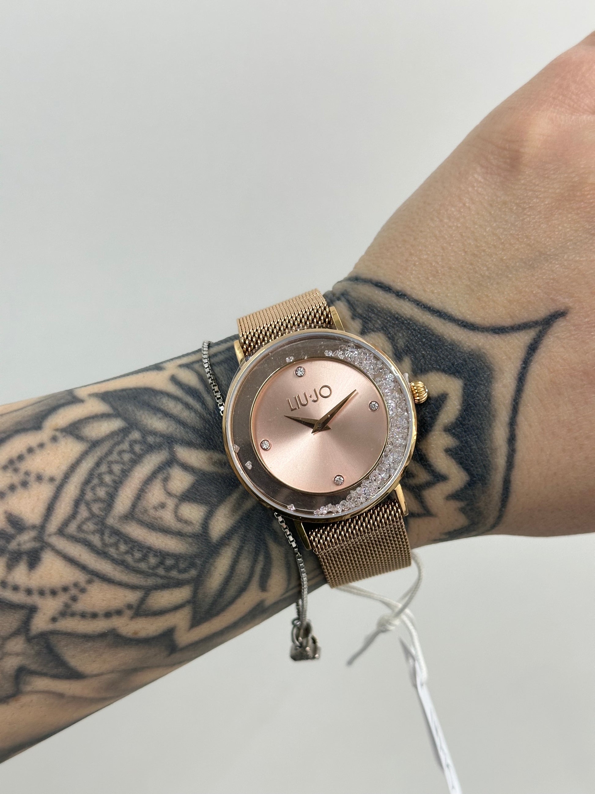 OROLOGIO LIU JO ORO ROSA CON ZIRCONI
