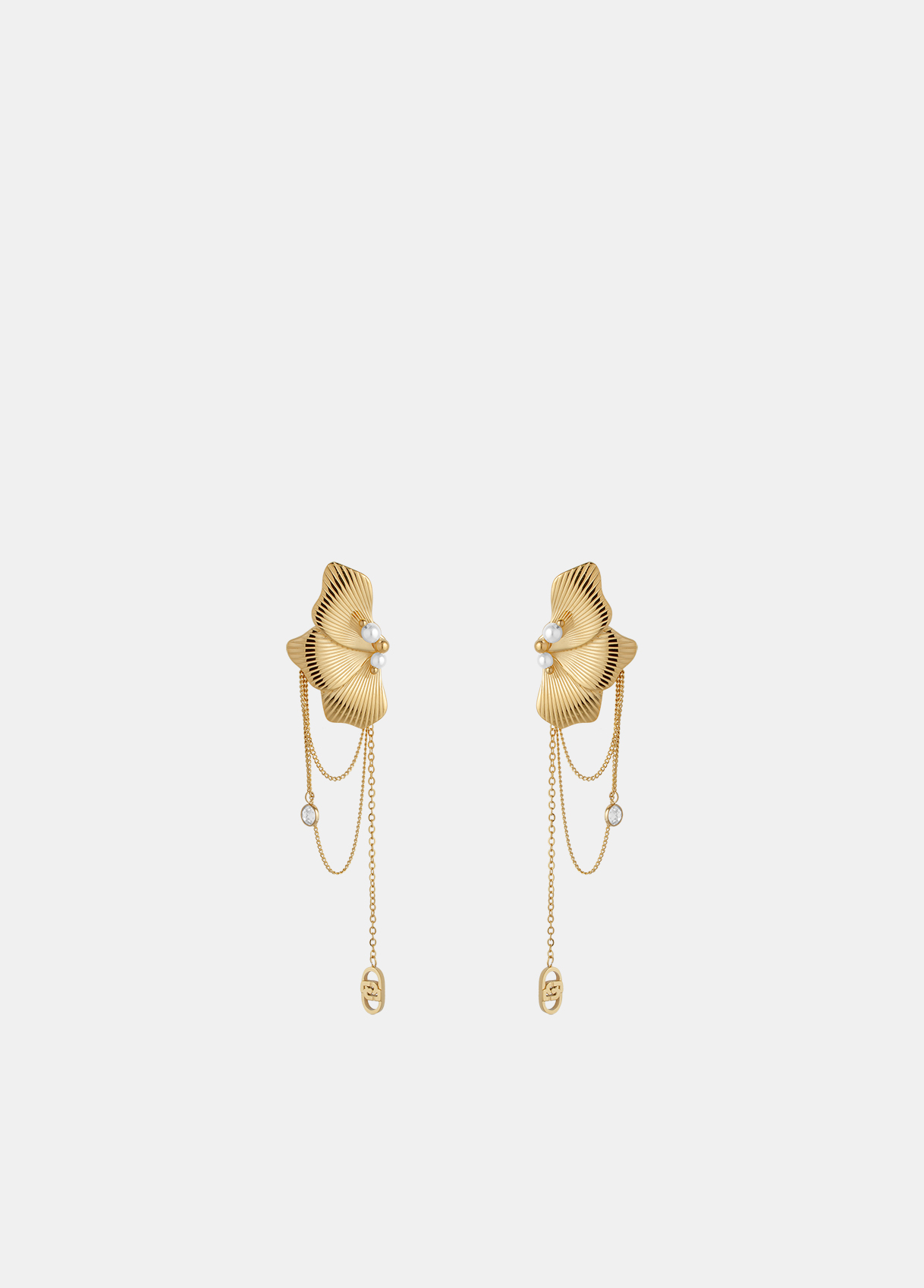 ORECCHINI PENDENTI CON MAXI FIORE LIU JO