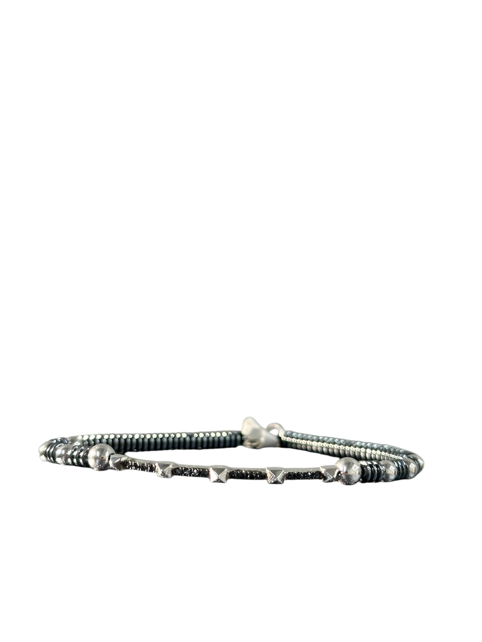 BRACCIALE CON TARGA DIAMANTI DALU'
