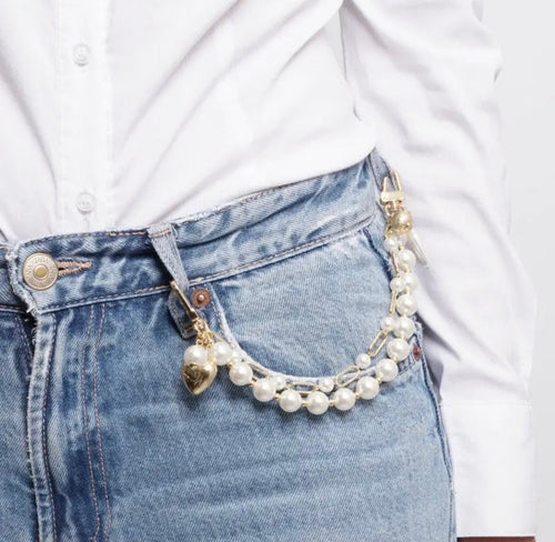 ACCESSORIO AMO VENEZIA DOPPIA CATENA CON PERLE