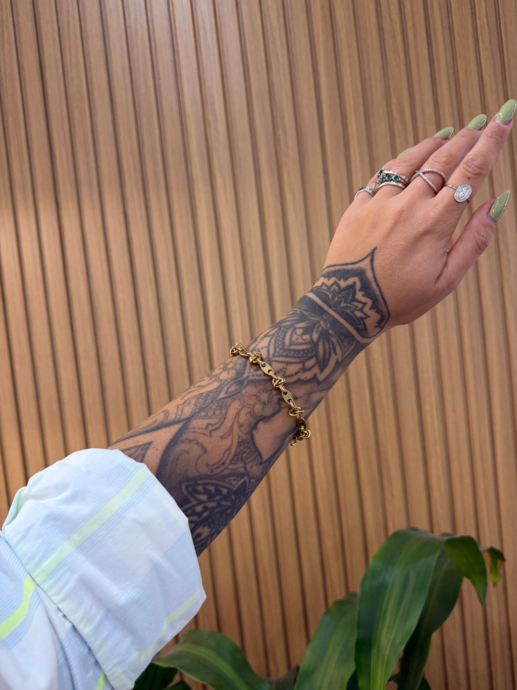 BRACCIALE JOLIE ACCIAIO CON DORATURA