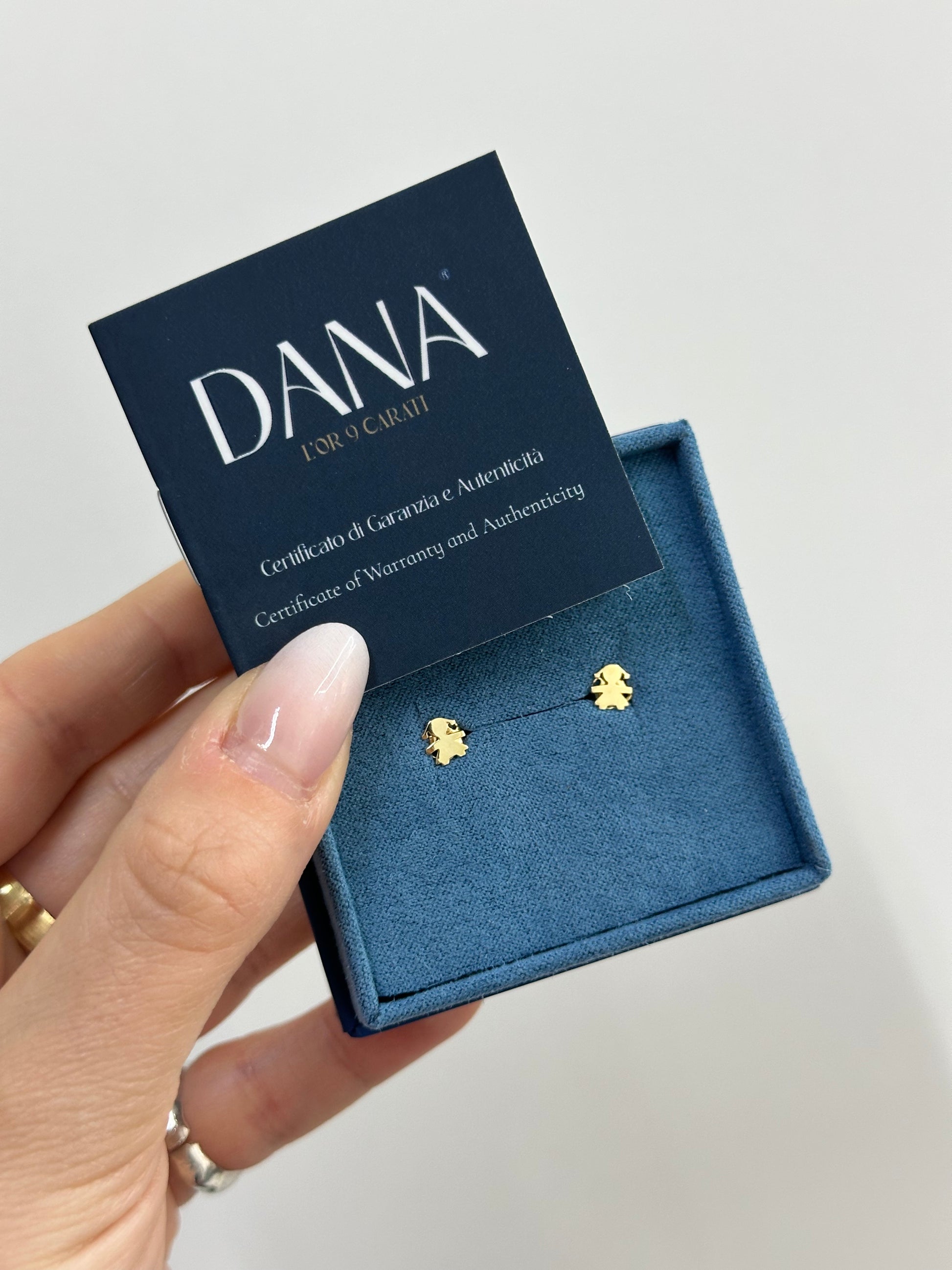 ORECCHINI BIMBA ORO 9 CARATI