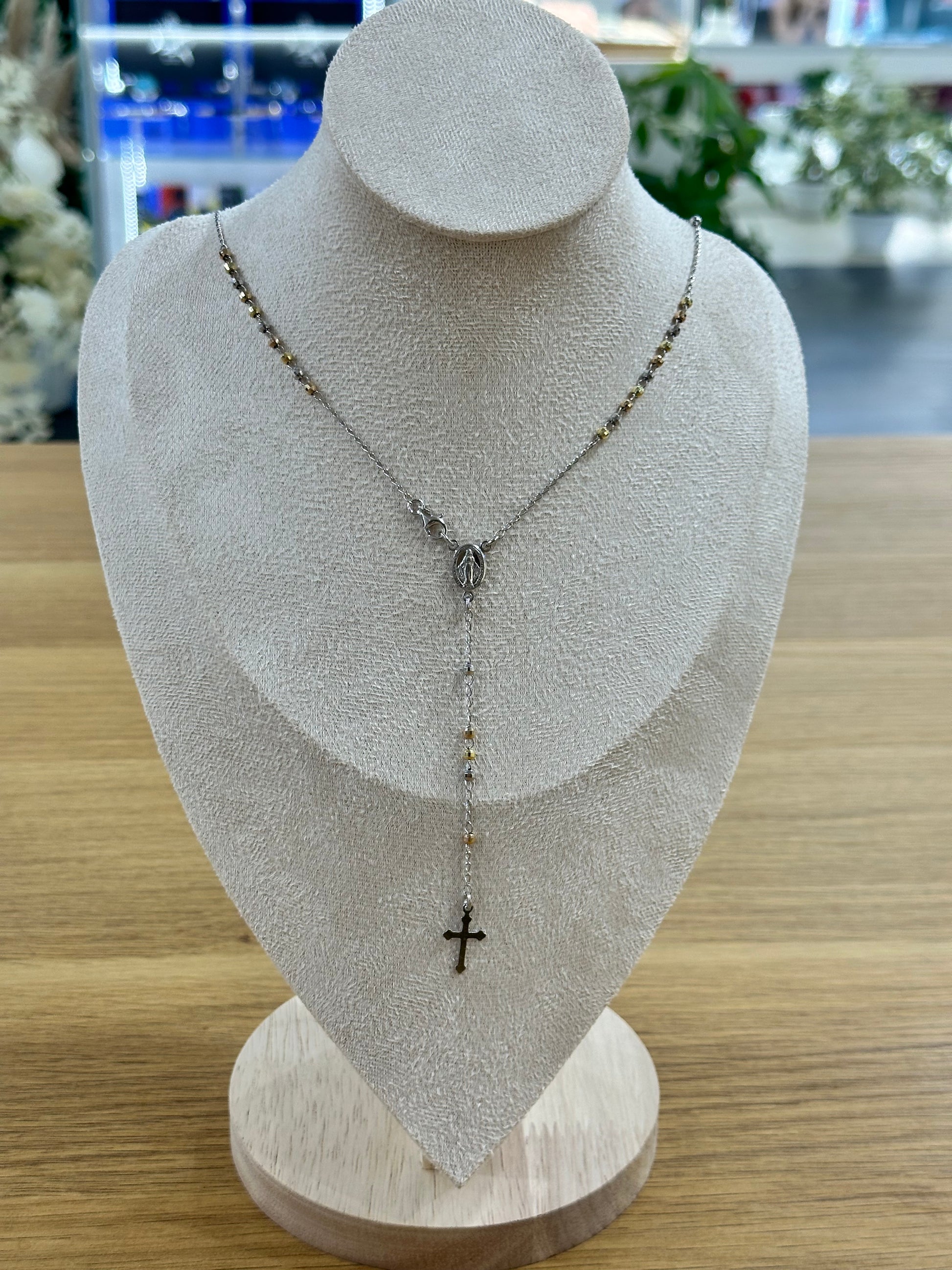 COLLANA ROSARIO MILLE LUCI ARGENTO 925