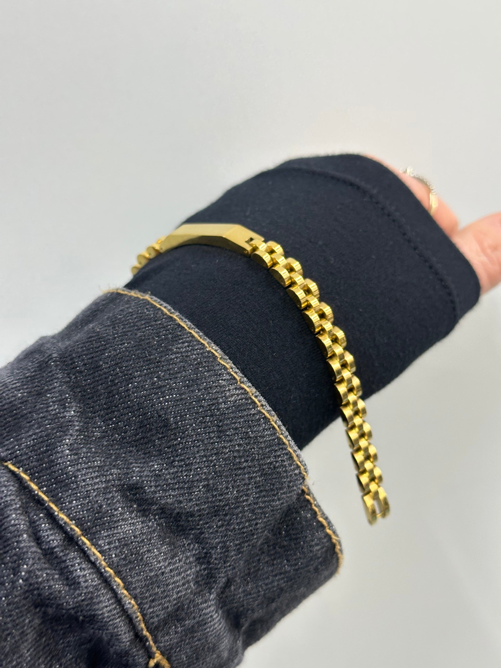 BRACCIALE ACCIAIO MAGLIA JUBILEE