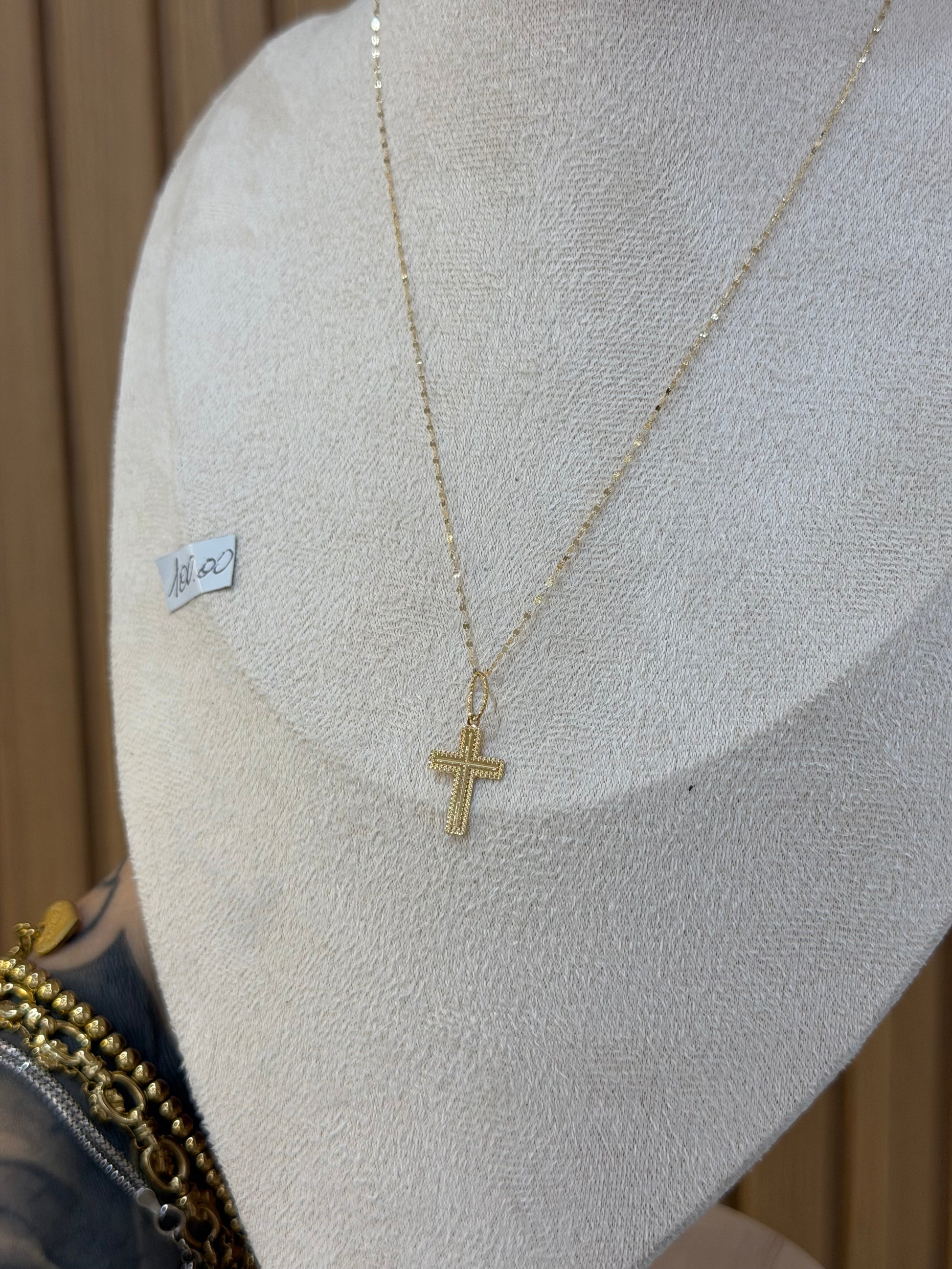 COLLANA ORO 18KT CON CROCE CLASSIC