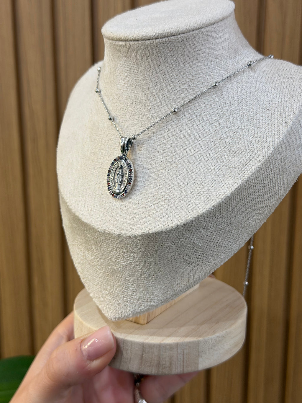 COLLANA MADONNINA ARGENTO 925