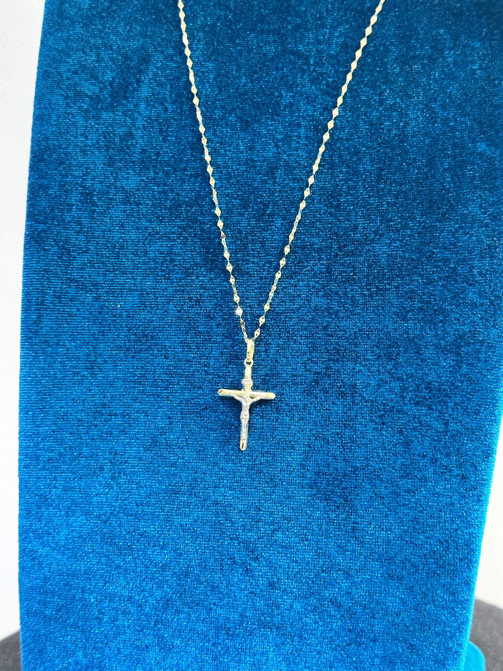 COLLANA CON CROCE ORO 18KT