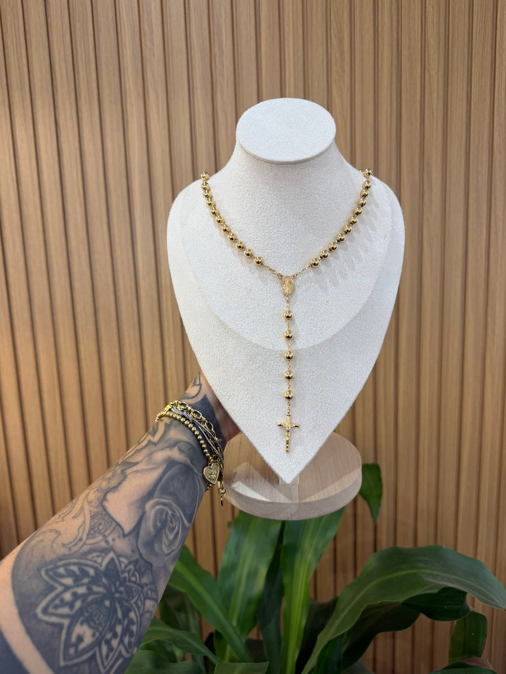 ROSARIO ORO 18KT BIG